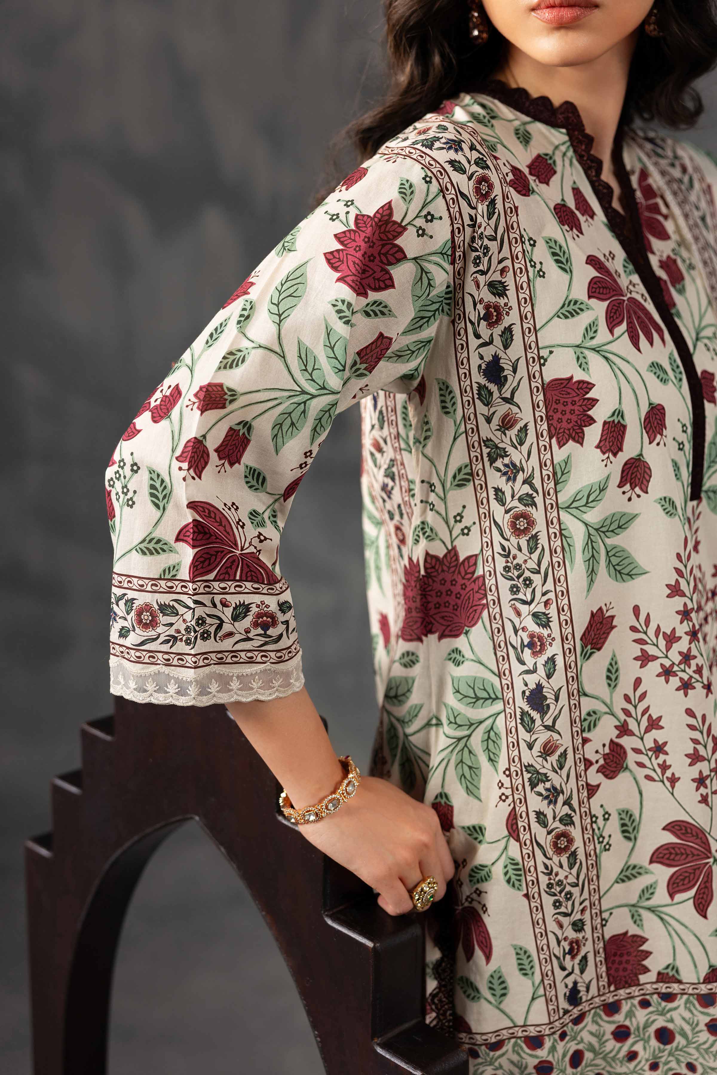 3 Piece - Printed Suit - KFE26-203