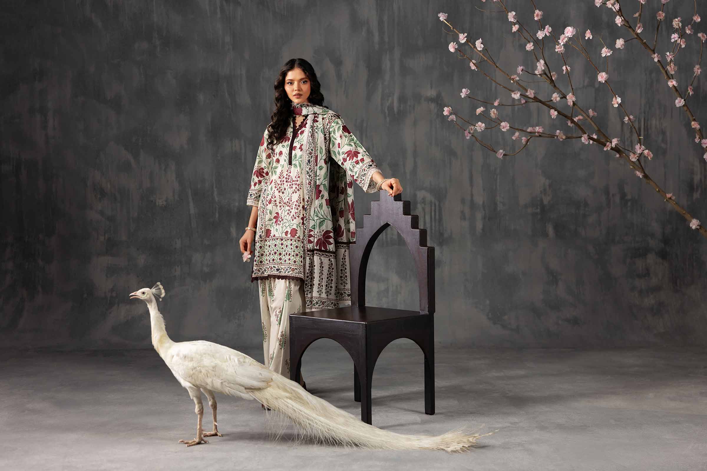 3 Piece - Printed Suit - KFE26-203