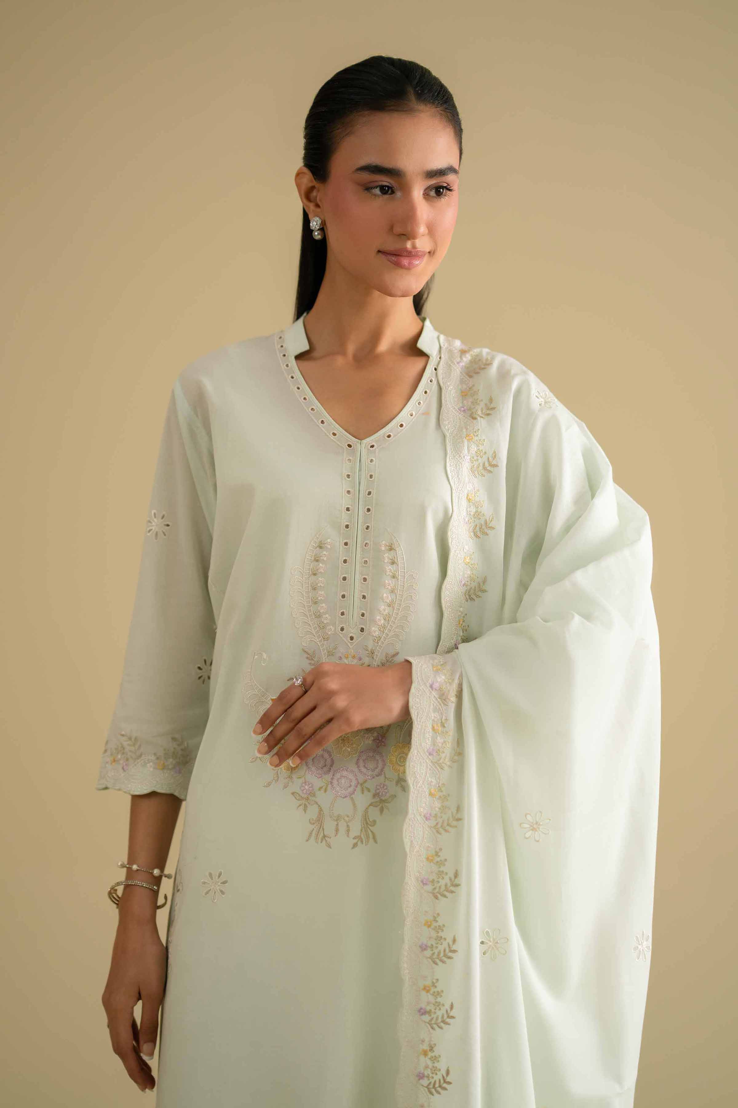 2 Piece - Embroidered Suit - KFE26-230