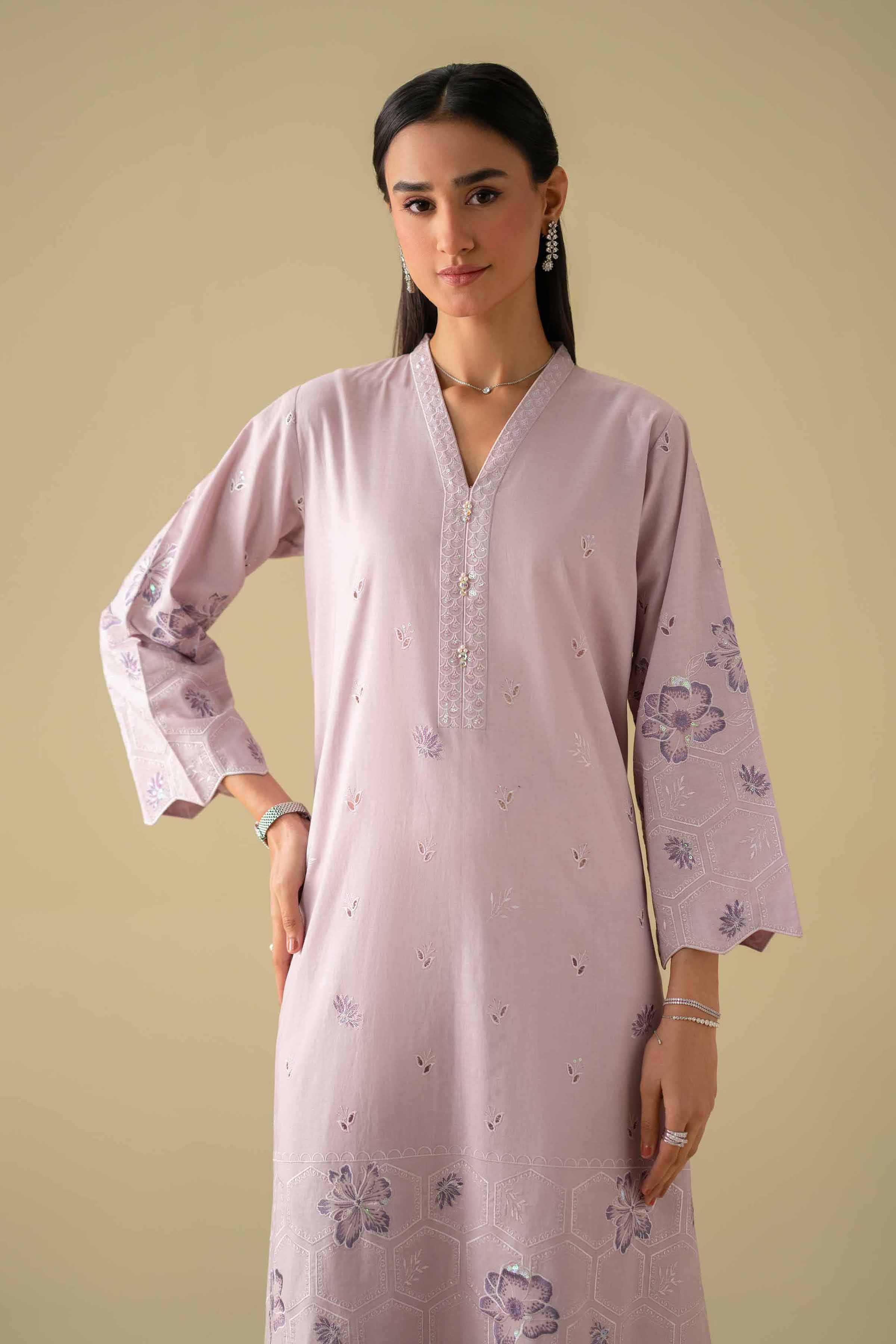2 Piece - Embroidered Suit - KFE26-34