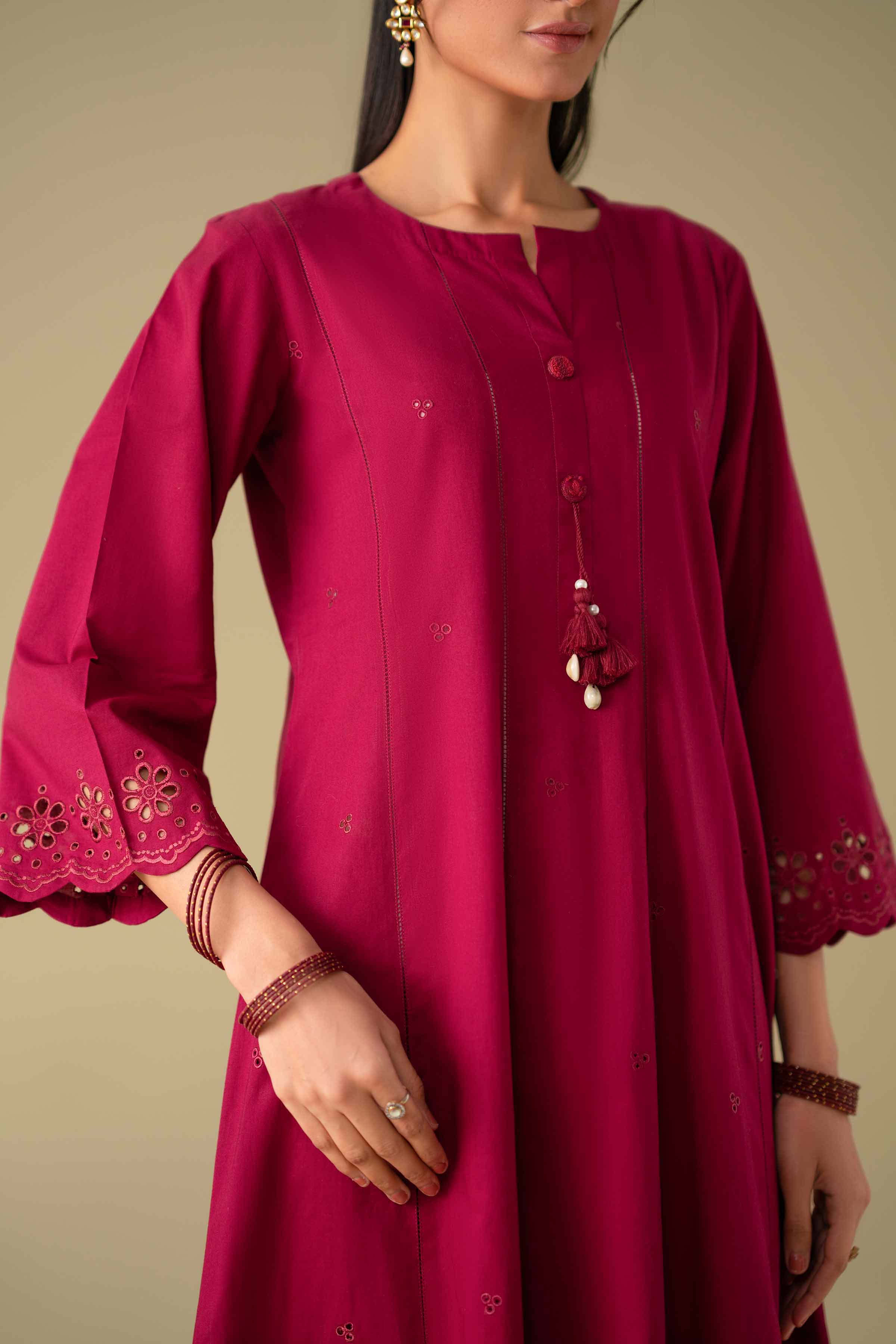 2 Piece - Embroidered Suit - KFE26-49