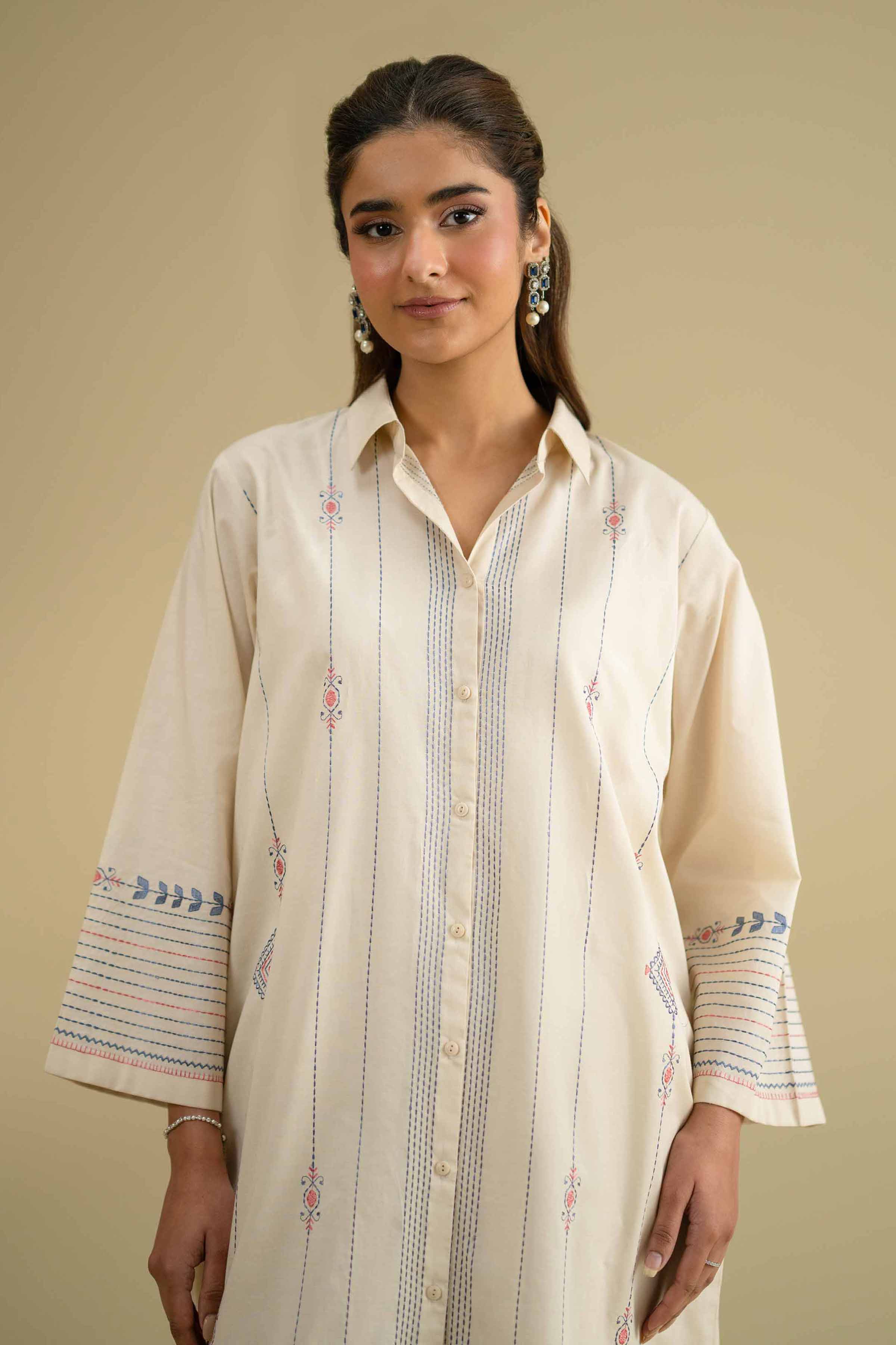 2 Piece - Embroidered Suit - KFE26-51