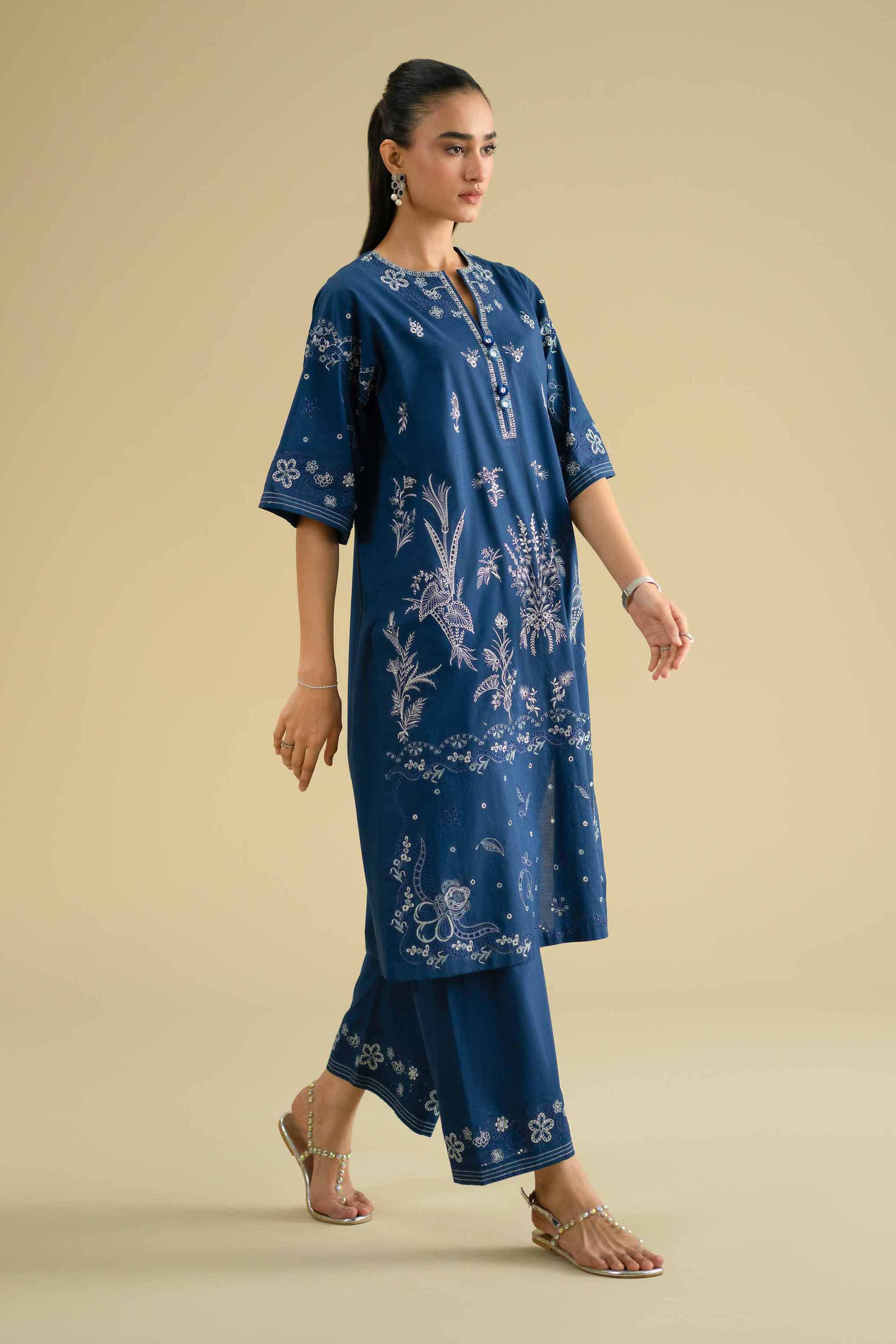 2 Piece - Embroidered Suit - KFE26-54