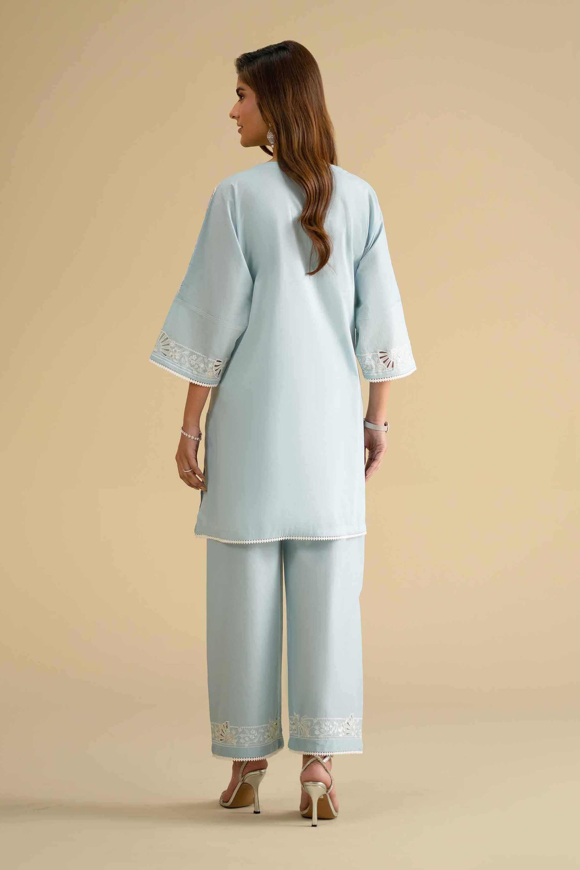 2 Piece - Embroidered Suit - KFE26-57