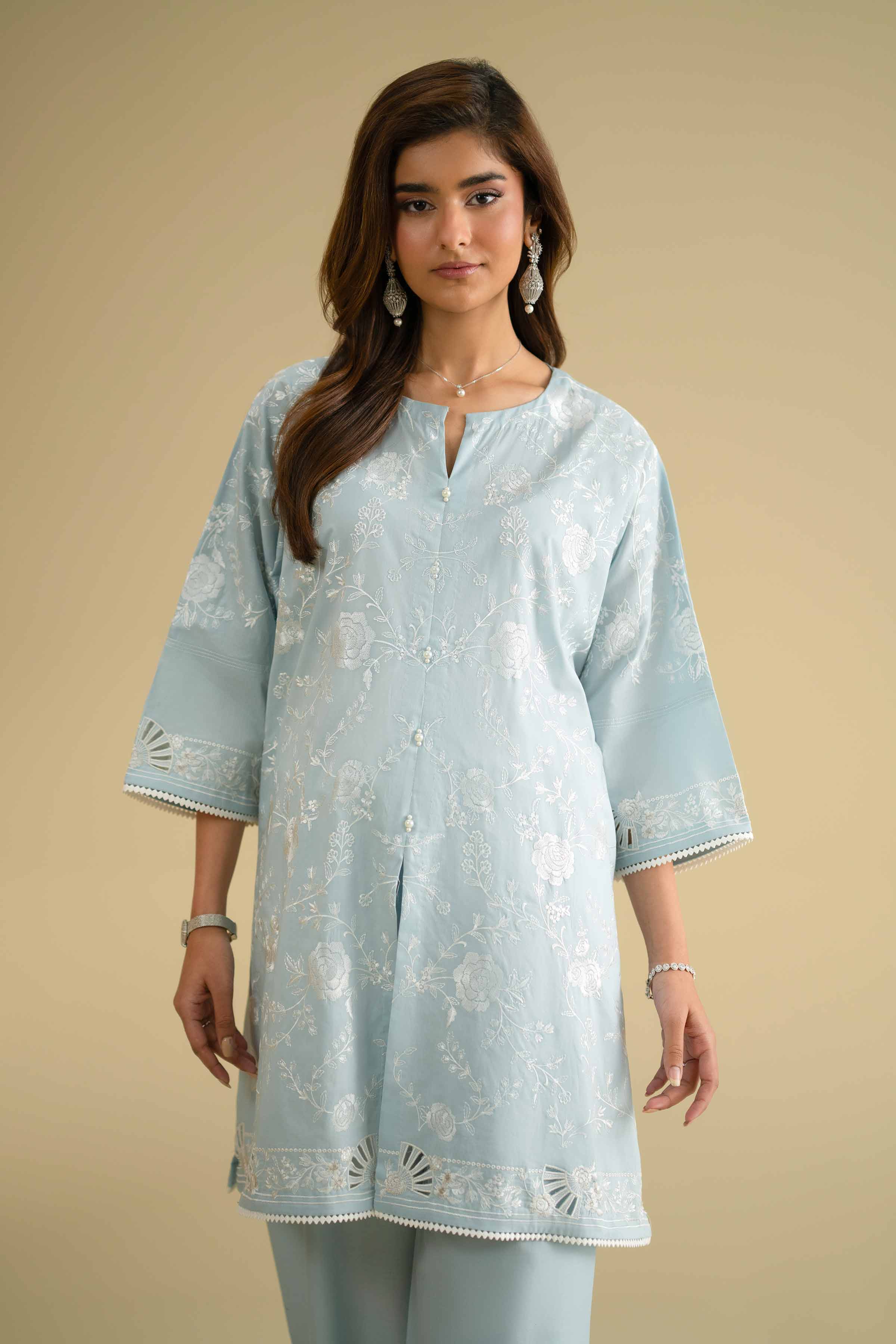 2 Piece - Embroidered Suit - KFE26-57