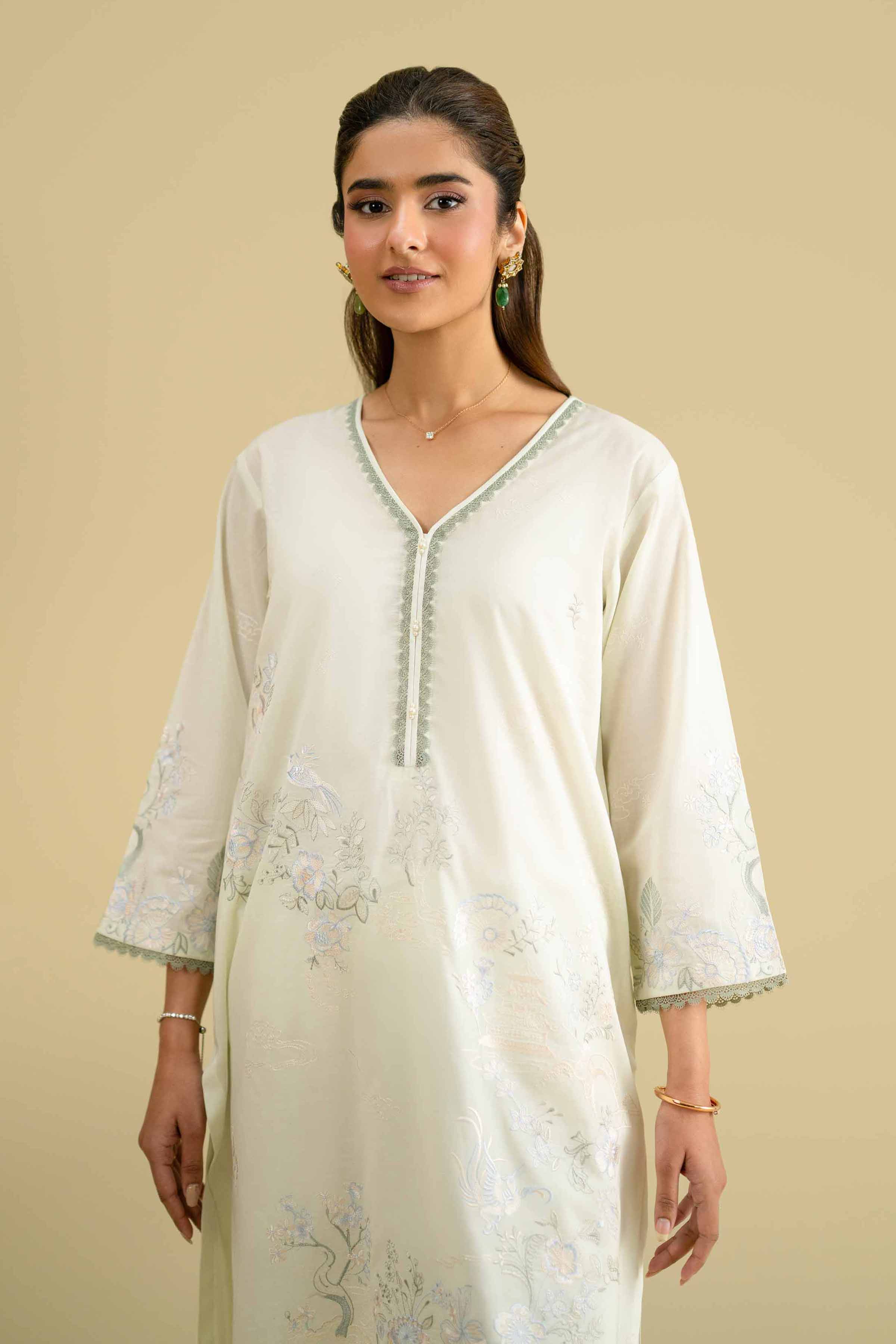 2 Piece - Embroidered Suit - KFE26-59