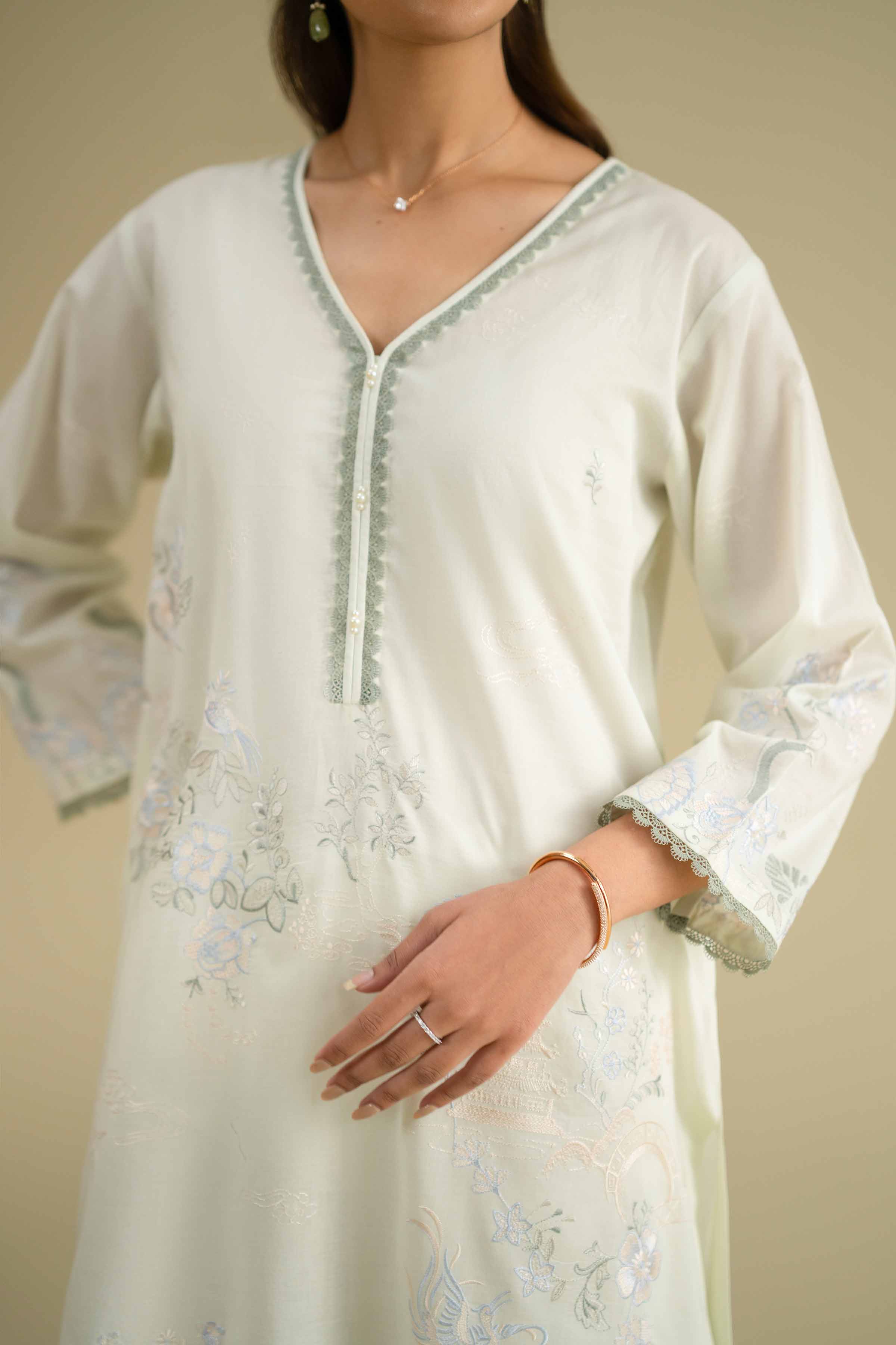 2 Piece - Embroidered Suit - KFE26-59