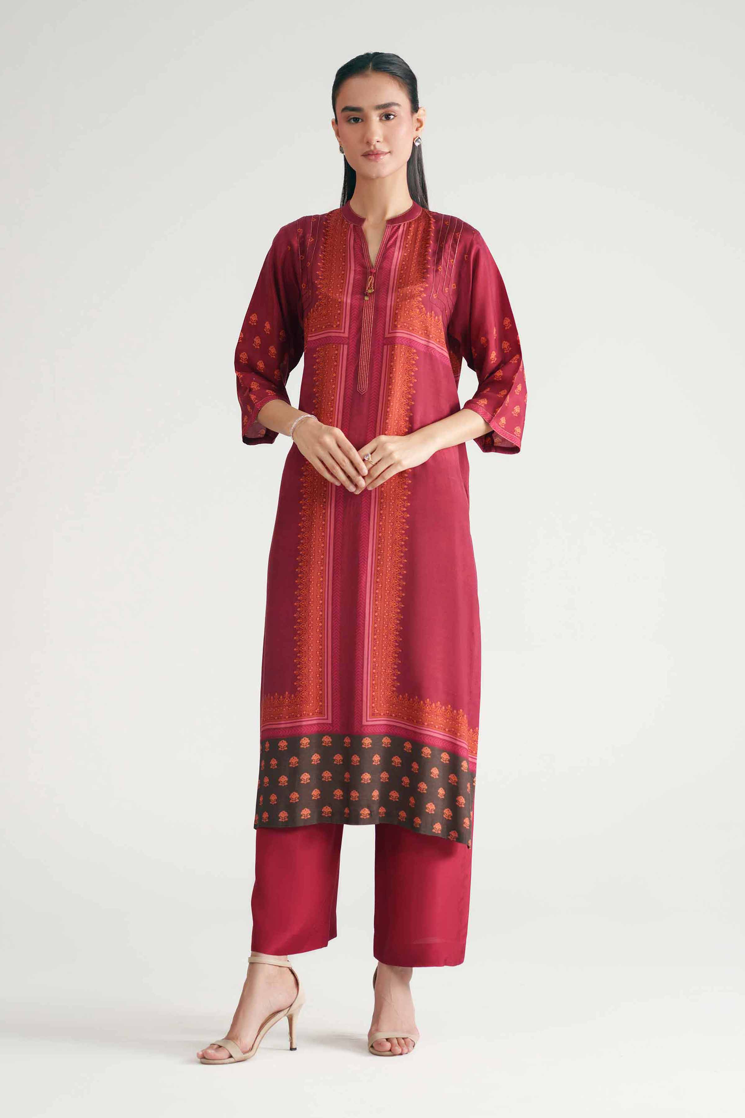 2 Piece - Printed Suit - KFE26-64