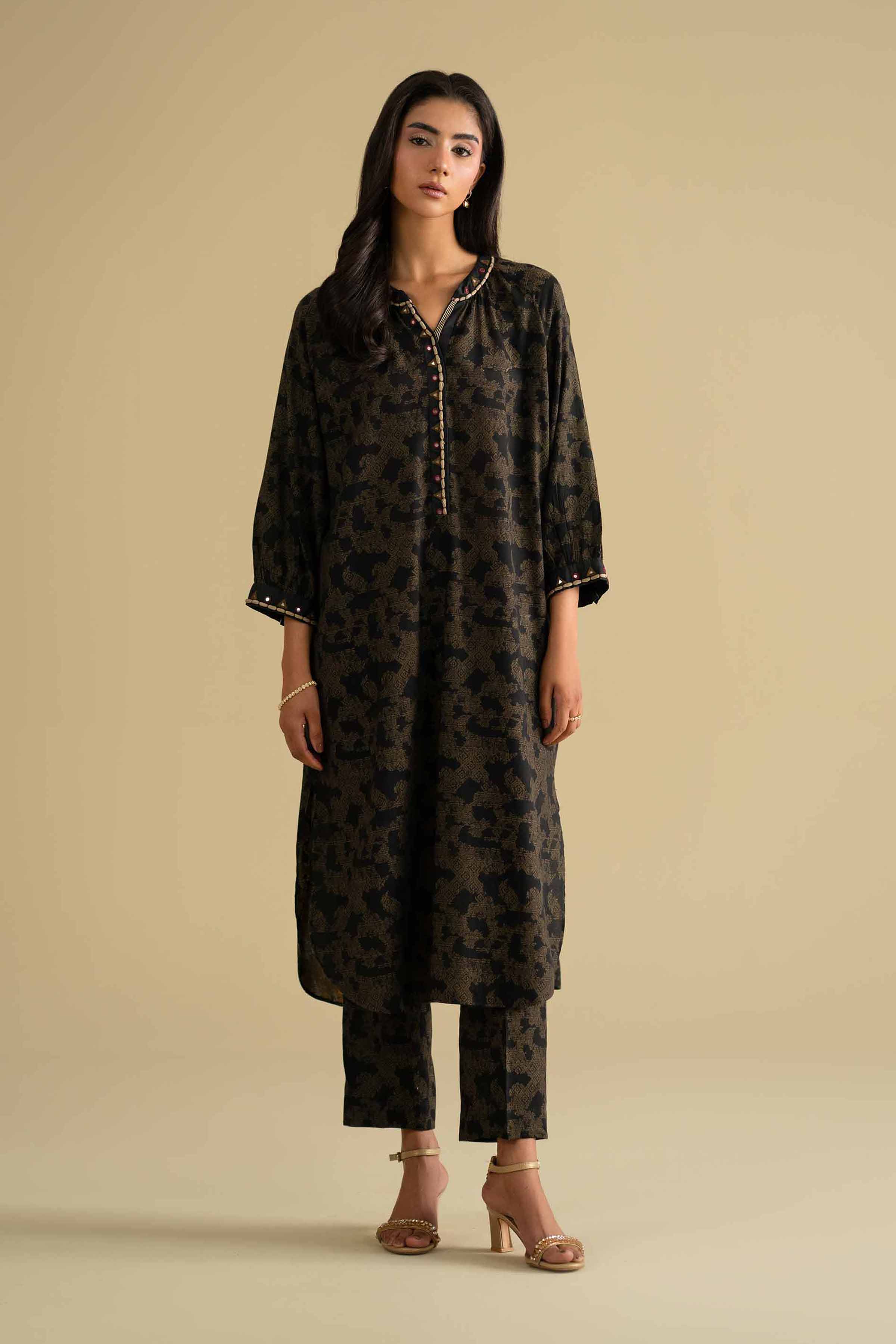 2 Piece - Embroidered Suit - KFE26-71