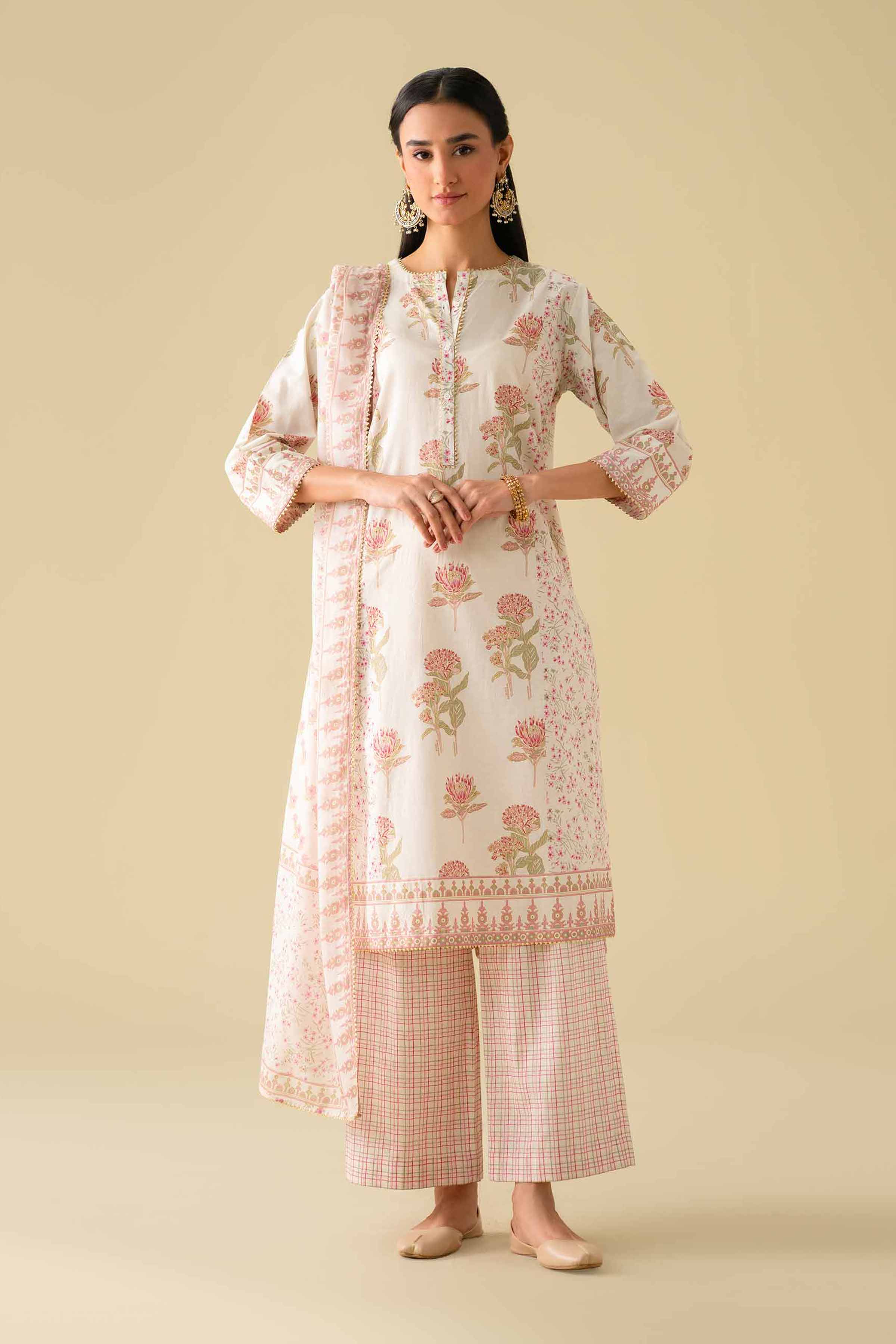 3 Piece - Printed Suit - KFE26-78