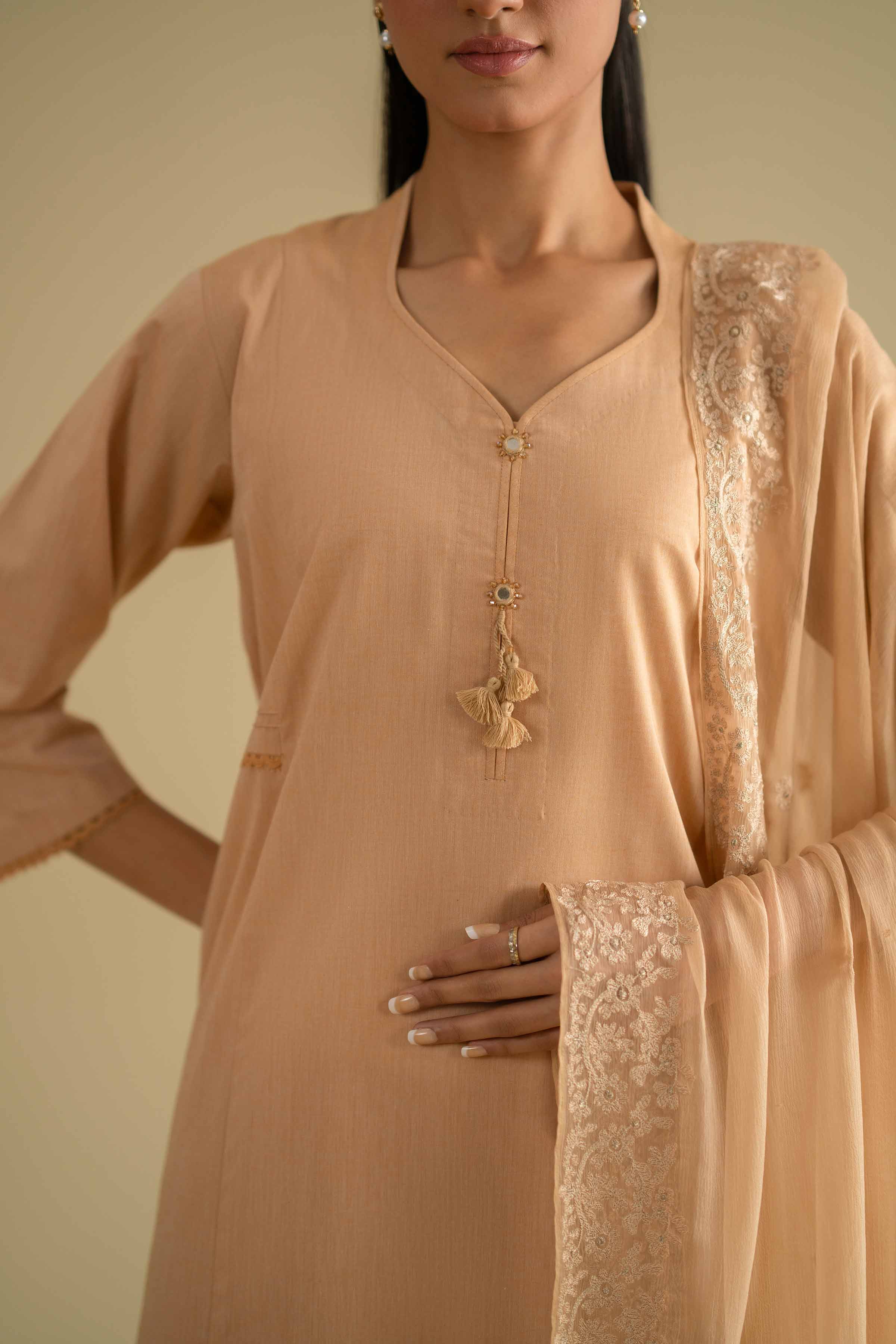 3 Piece - Embroidered Suit - KFE26-81