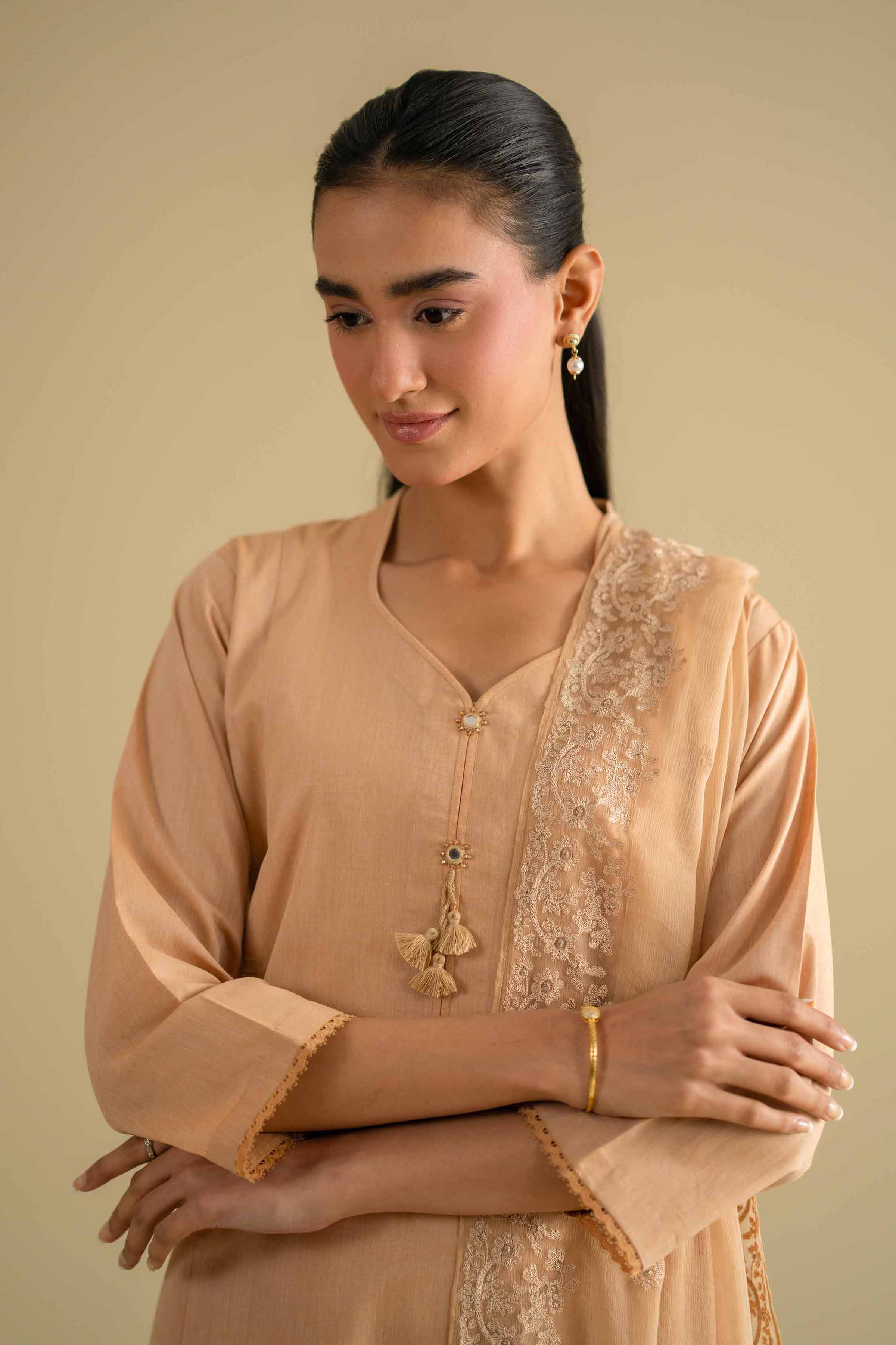 3 Piece - Embroidered Suit - KFE26-81