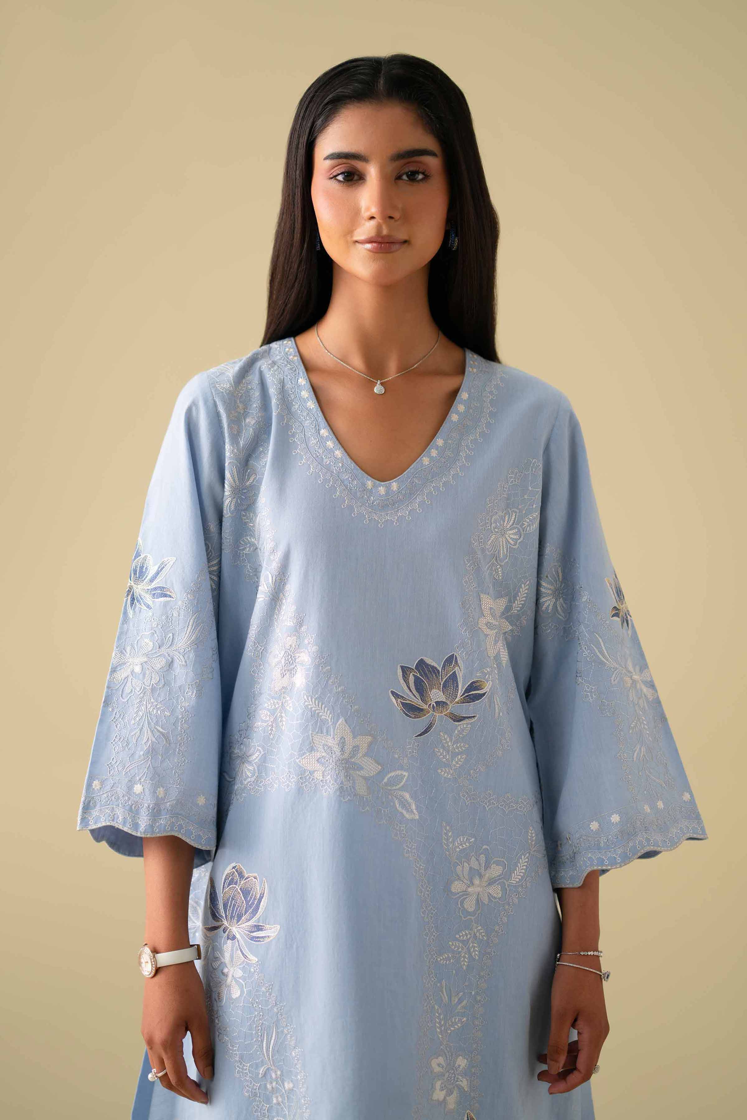 3 Piece - Embroidered Suit - KFE26-85