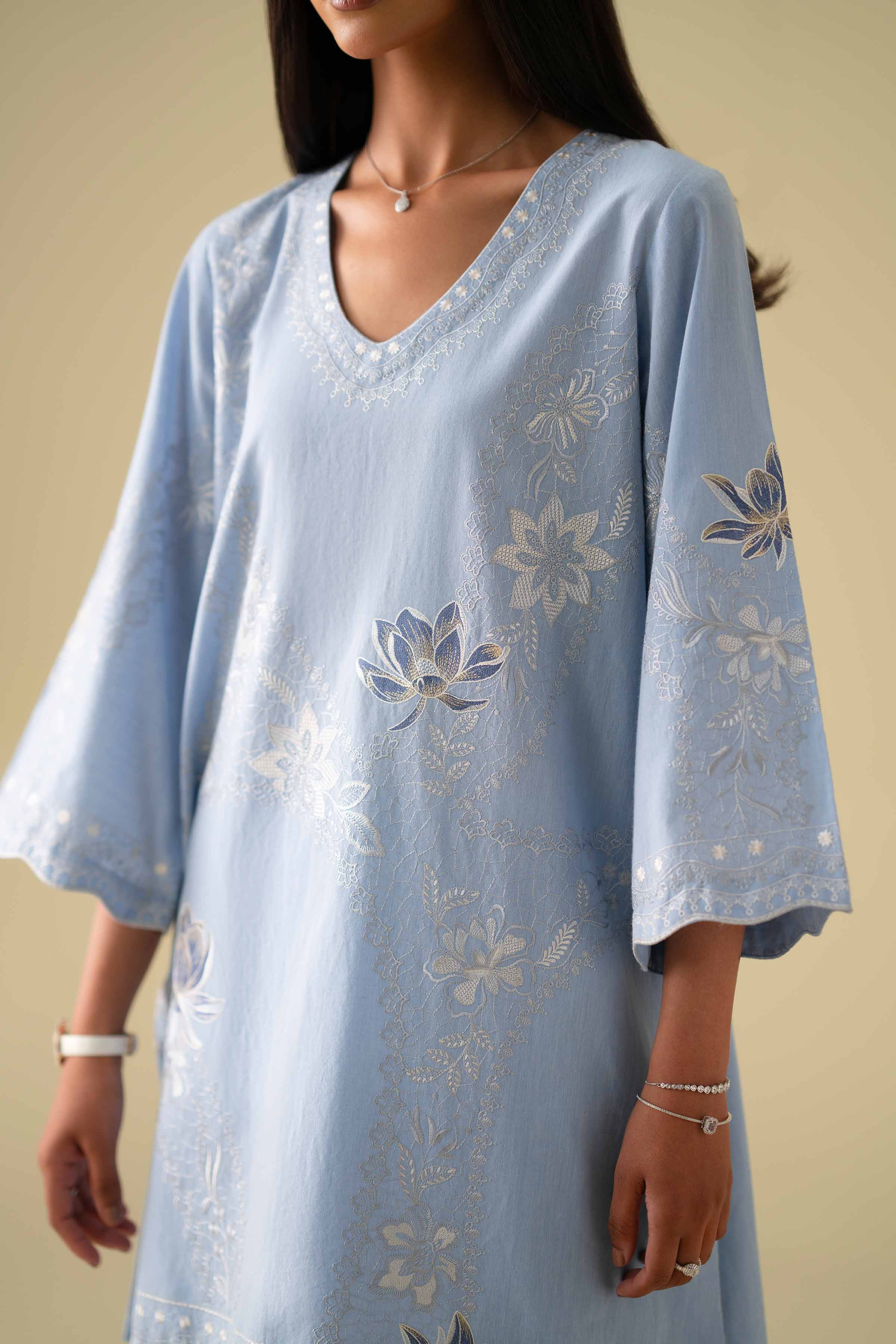 3 Piece - Embroidered Suit - KFE26-85
