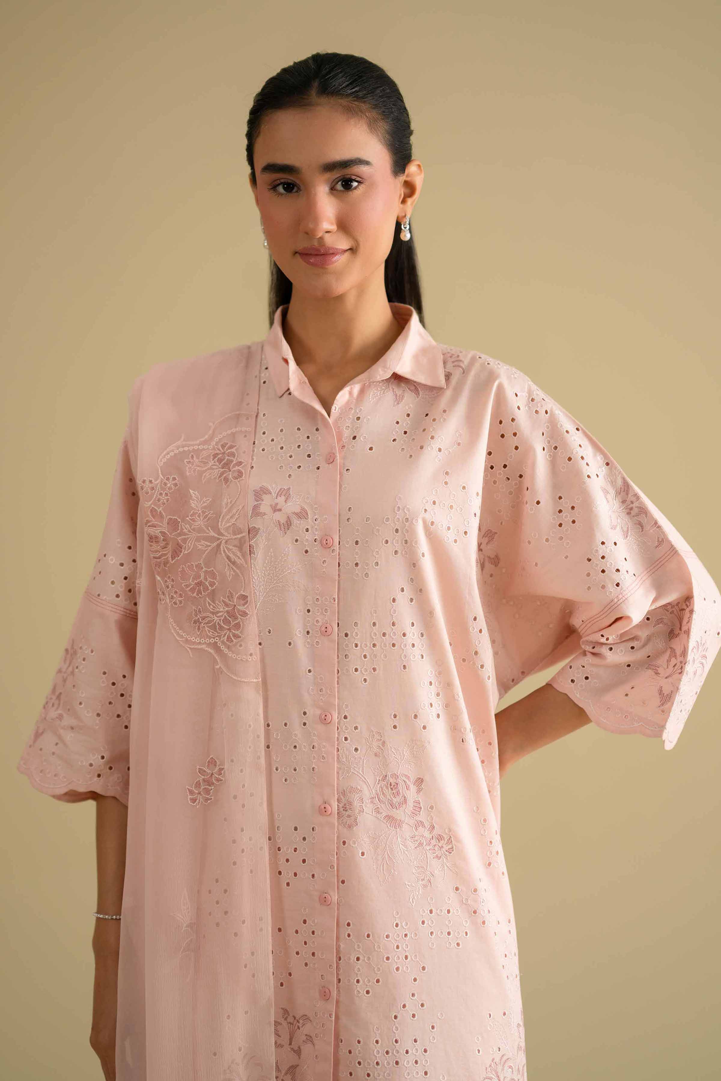 3 Piece - Embroidered Suit - KFE26-89