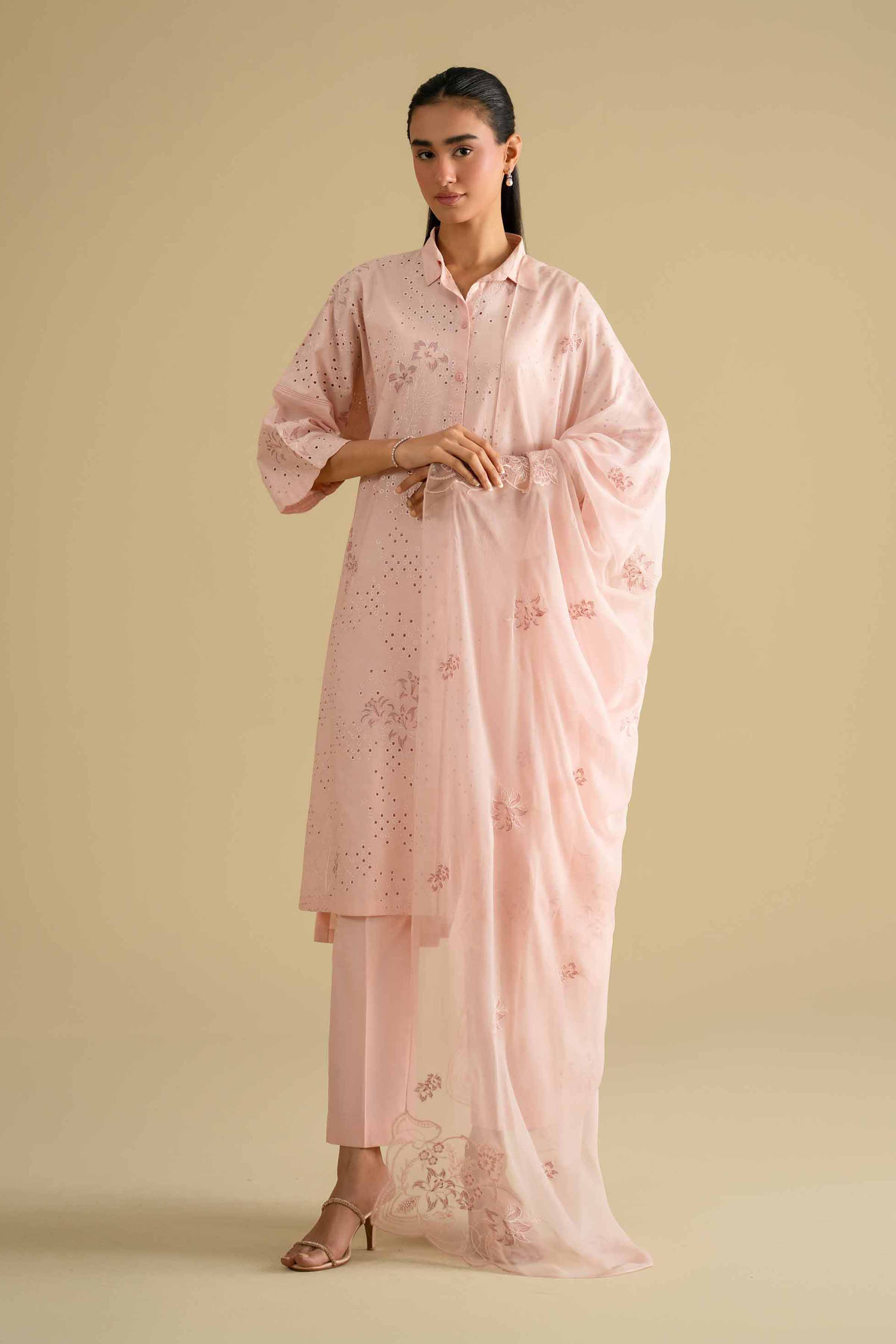 3 Piece - Embroidered Suit - KFE26-89