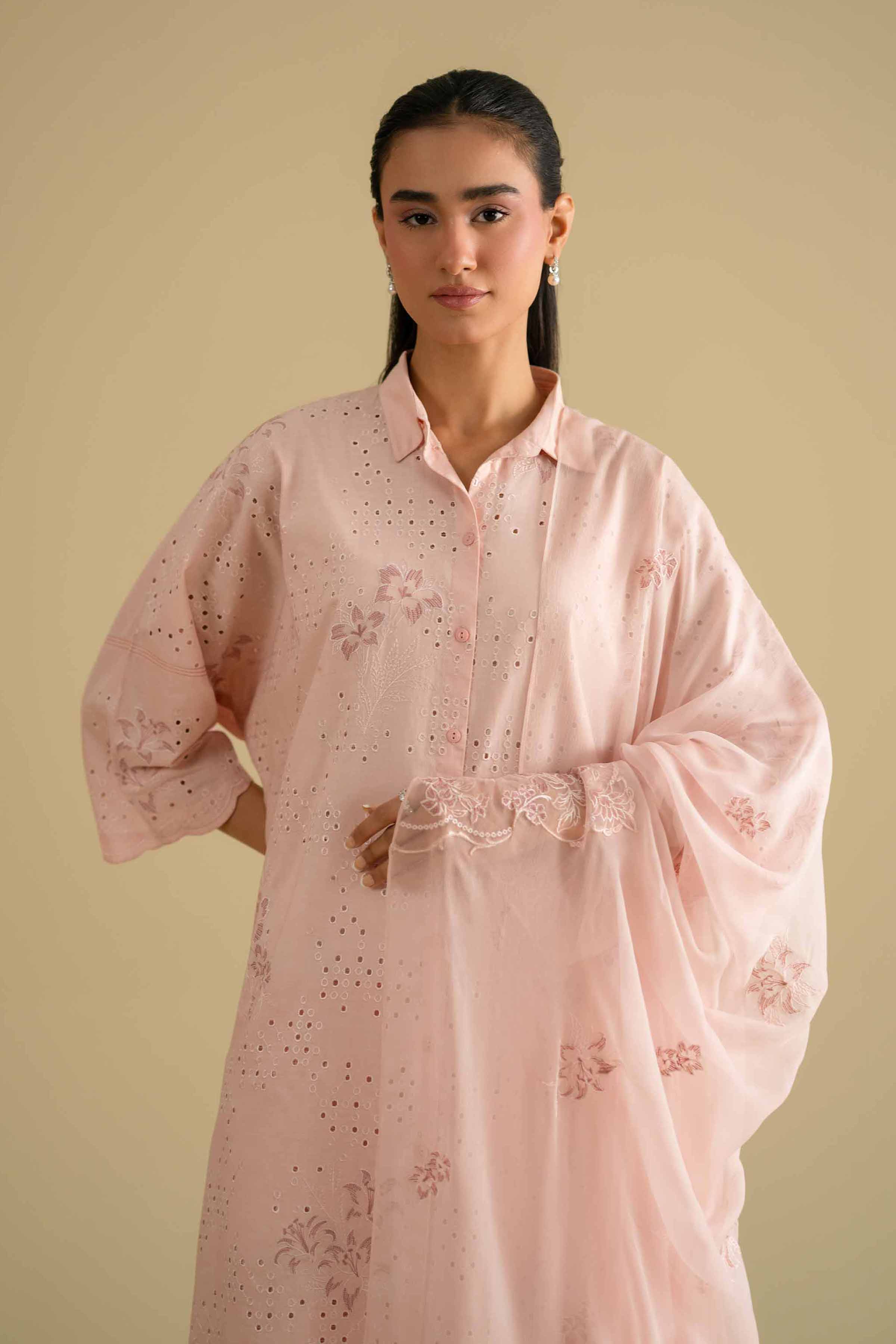 3 Piece - Embroidered Suit - KFE26-89