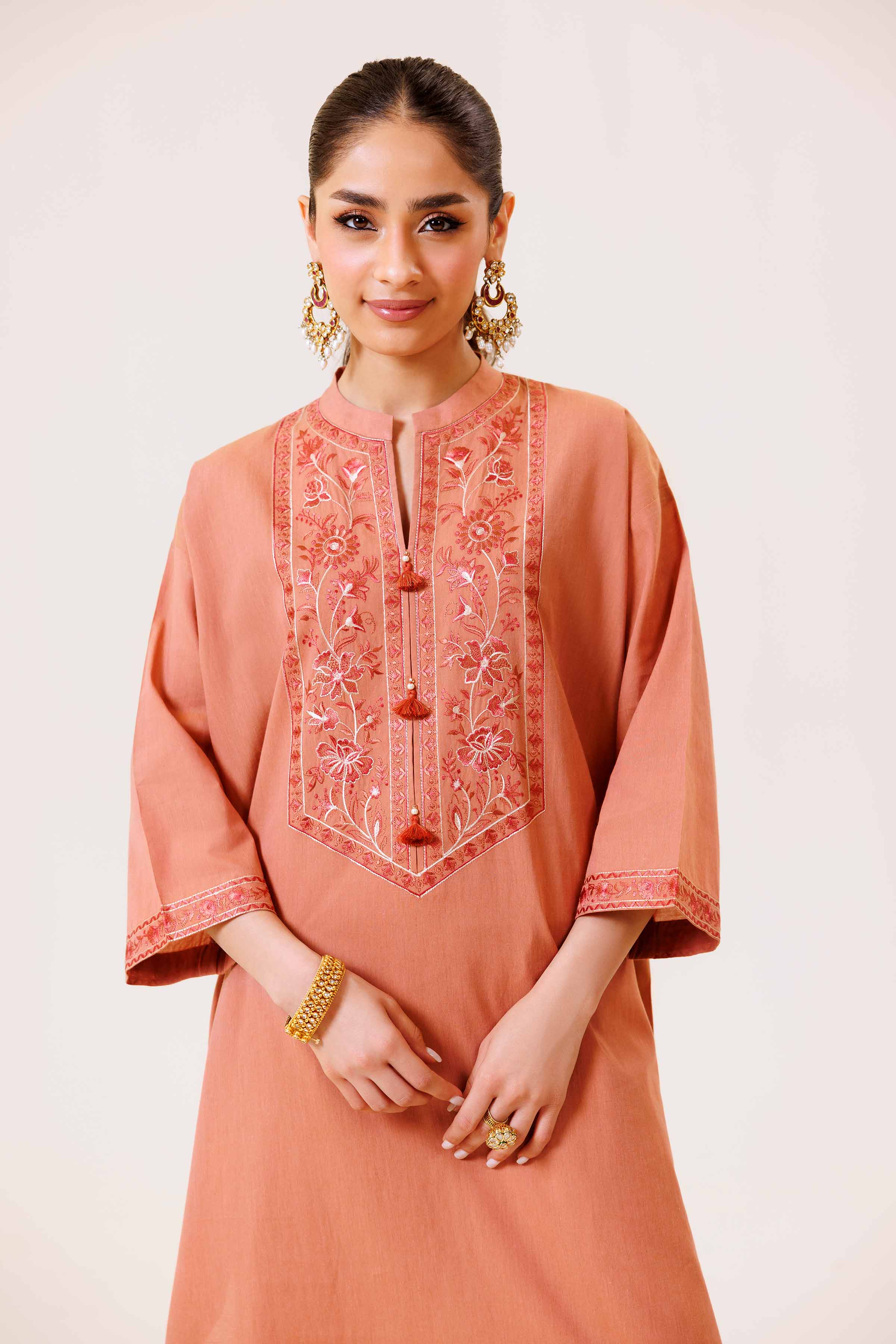 2 Piece - Embroidered Suit - KFS24-93