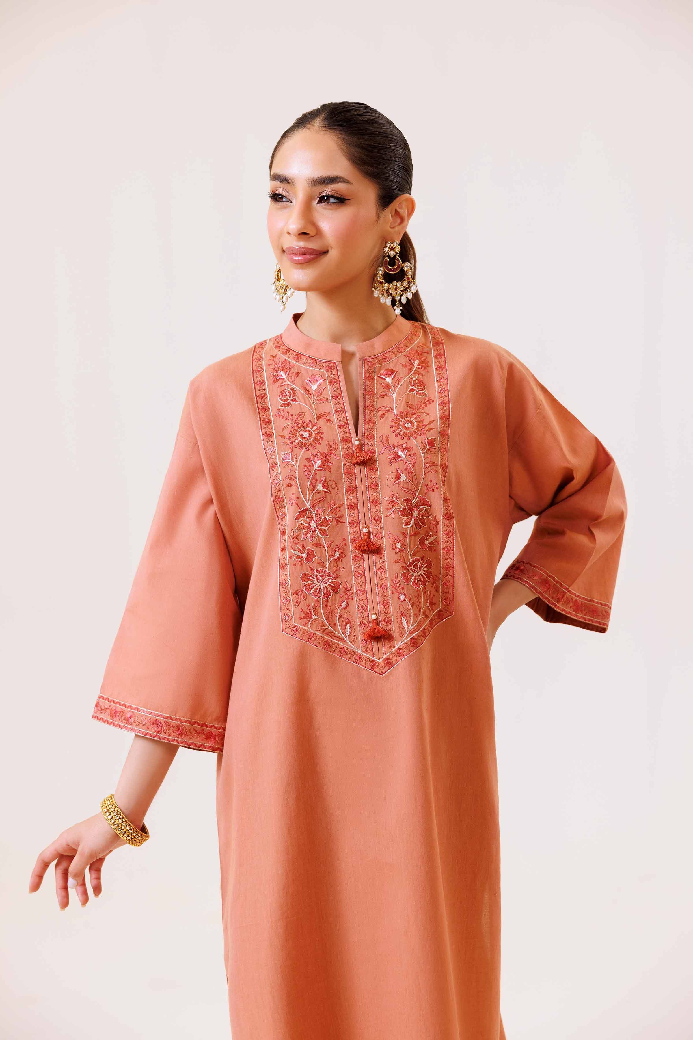 2 Piece - Embroidered Suit - KFS24-93