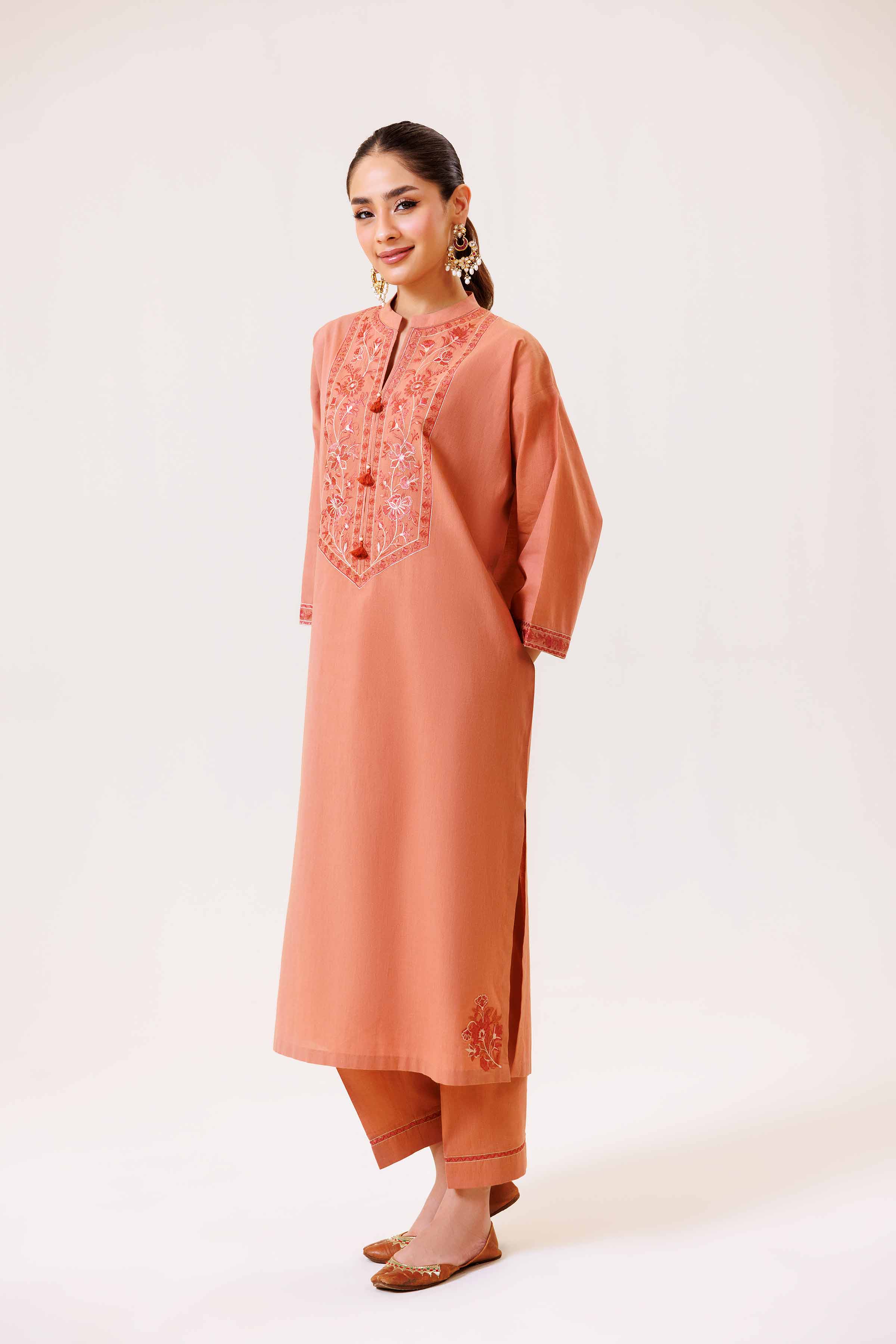 2 Piece - Embroidered Suit - KFS24-93