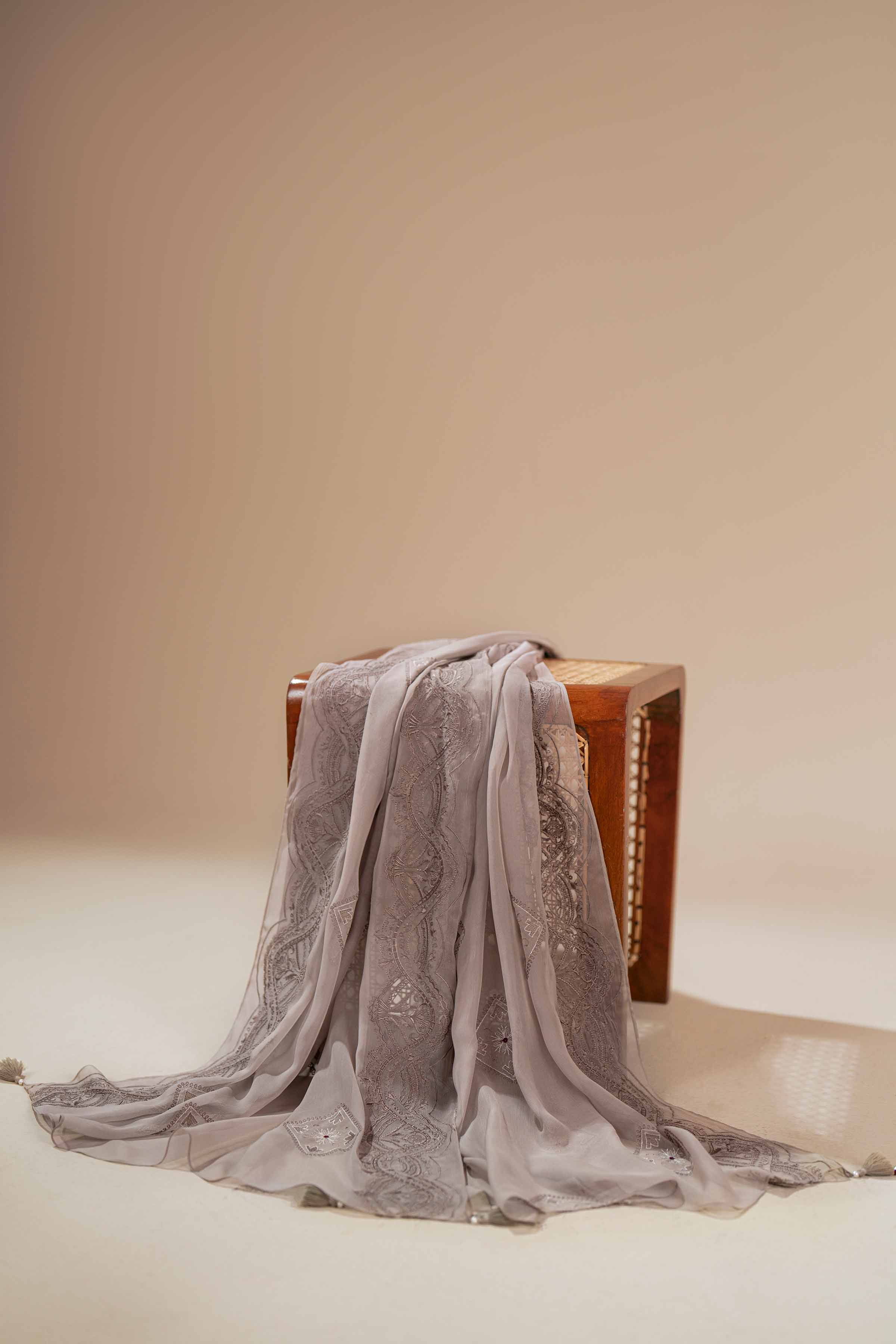 Embroidered Dupatta - KFS25-101