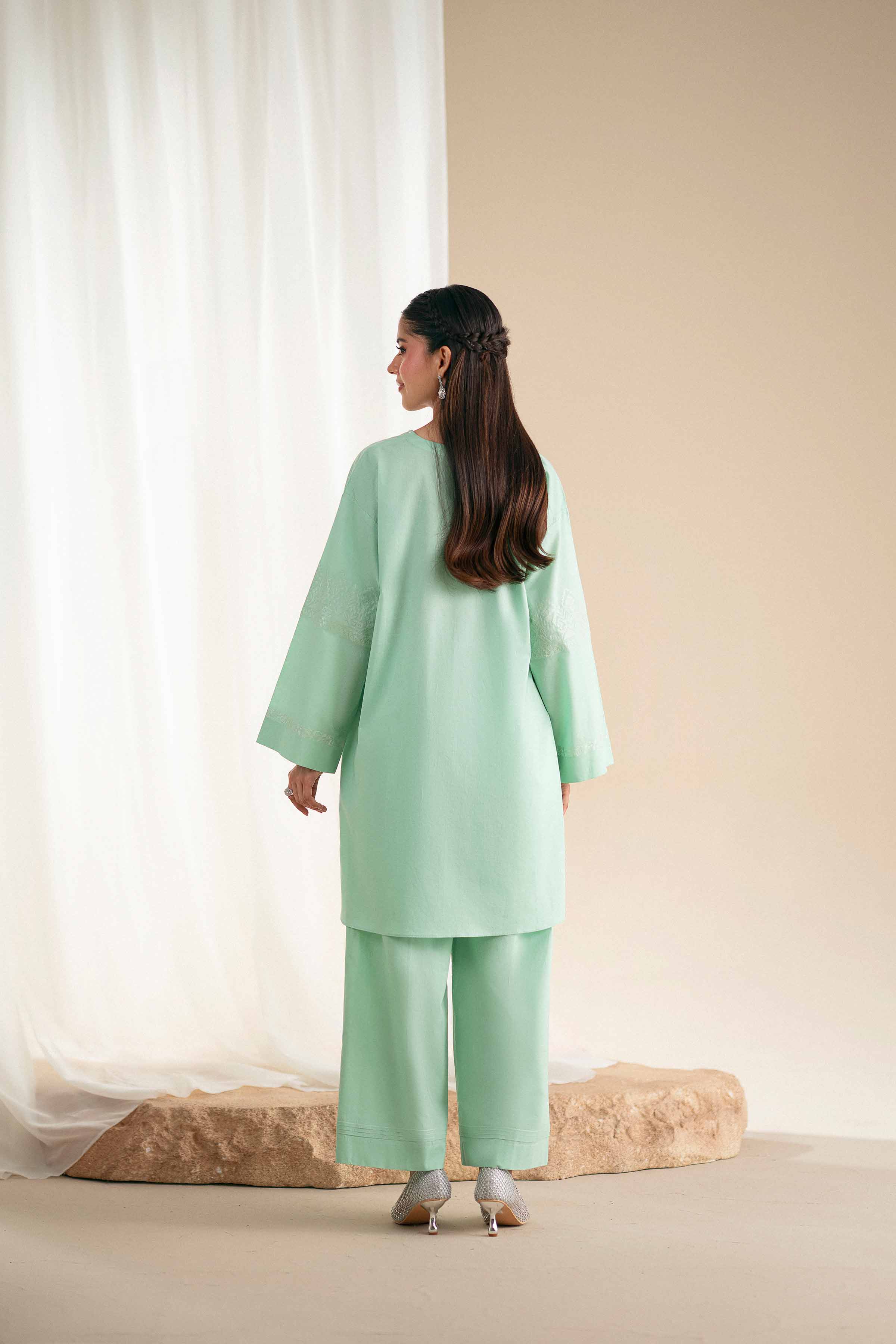 2 Piece - Embroidered Suit - KFS25-110