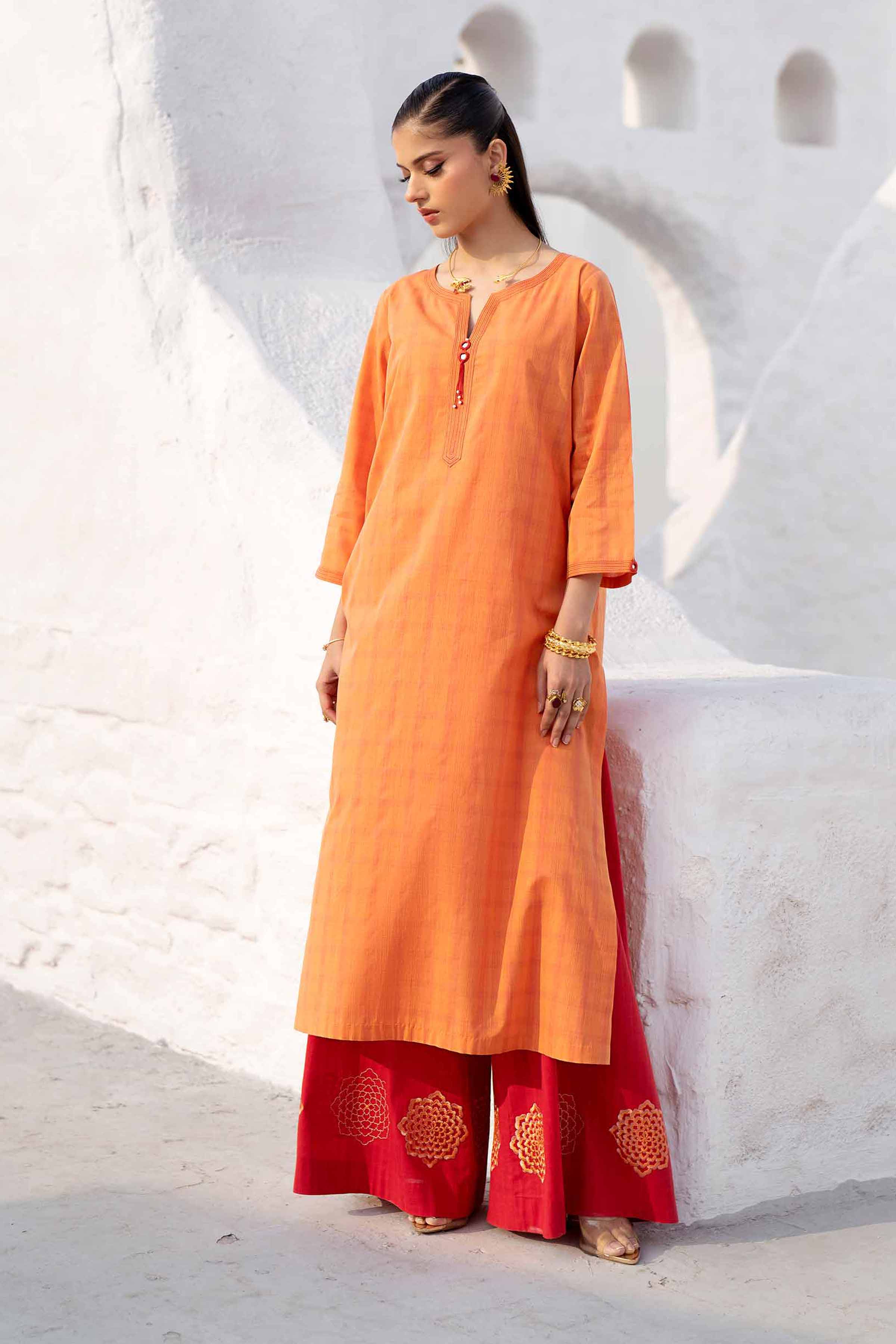 Nishat Linen UAE - 2 Piece - Embroidered Suit - KFS25-32