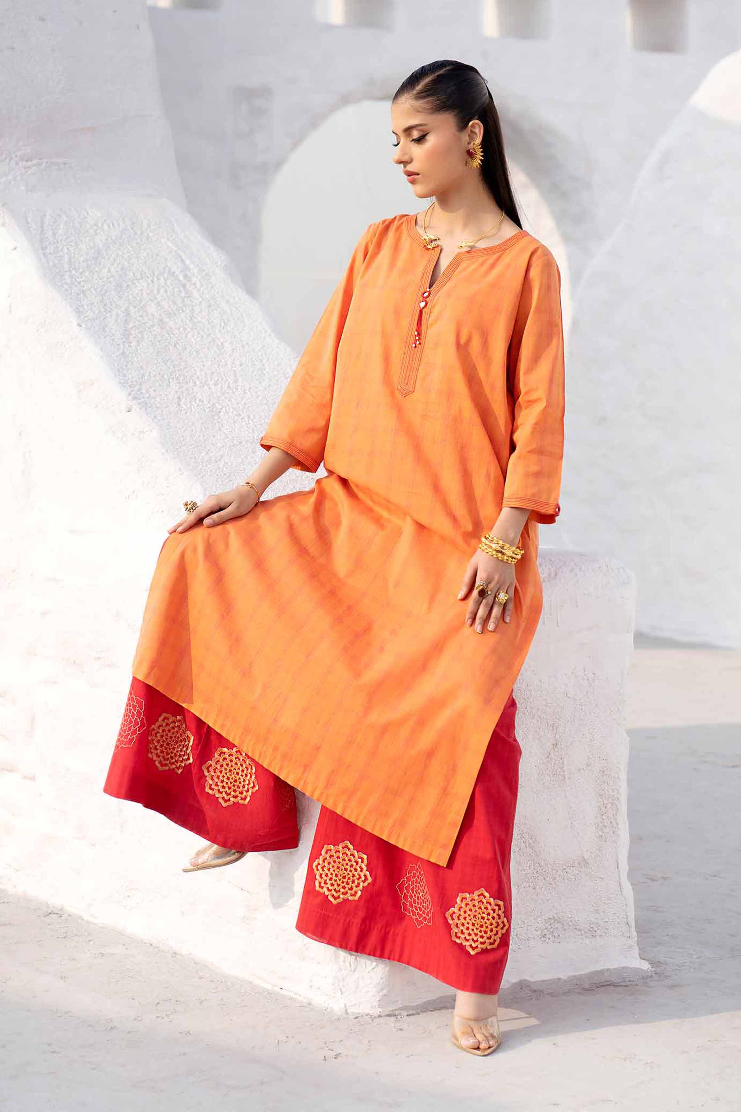 Nishat Linen UAE - 2 Piece - Embroidered Suit - KFS25-32