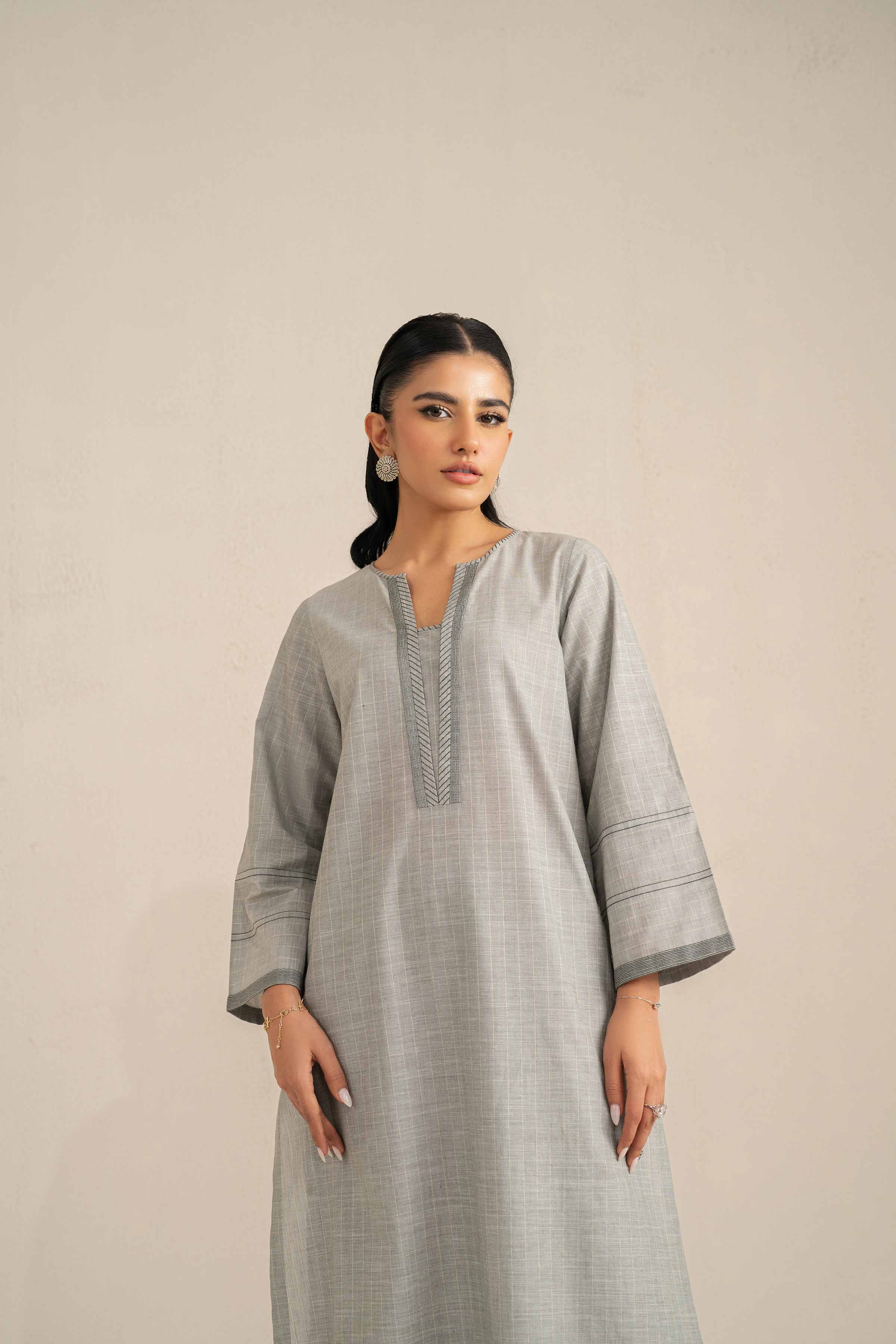 2 Piece - Embroidered Suit - KFS25-41