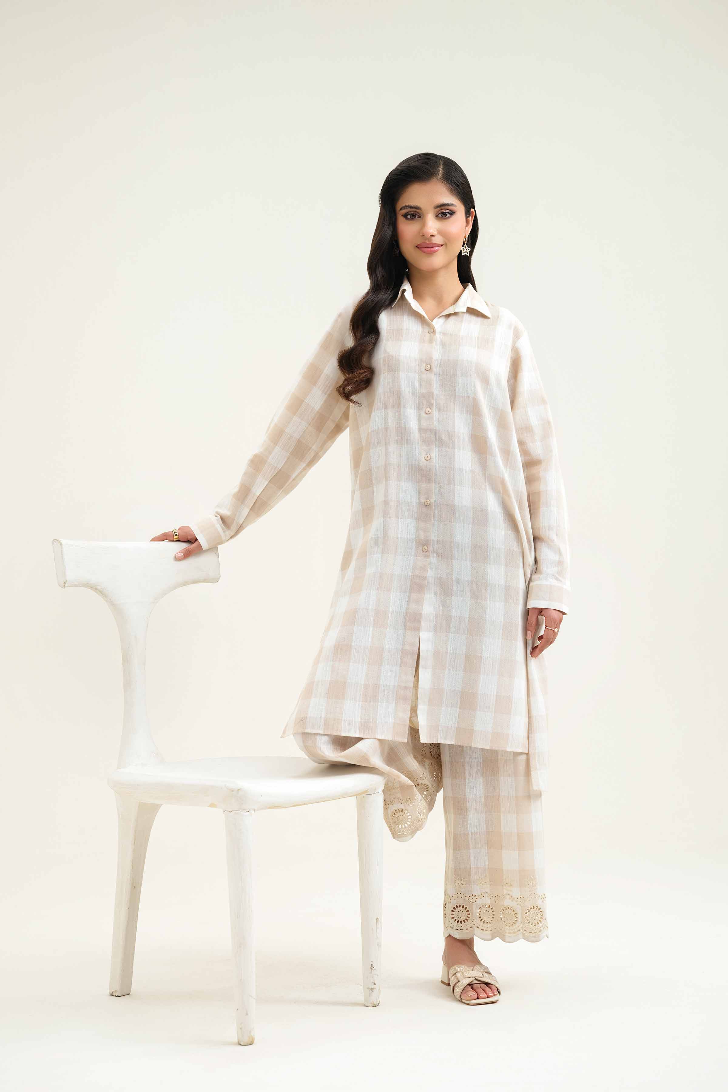 2 Piece - Embroidered Suit - KFS25-65