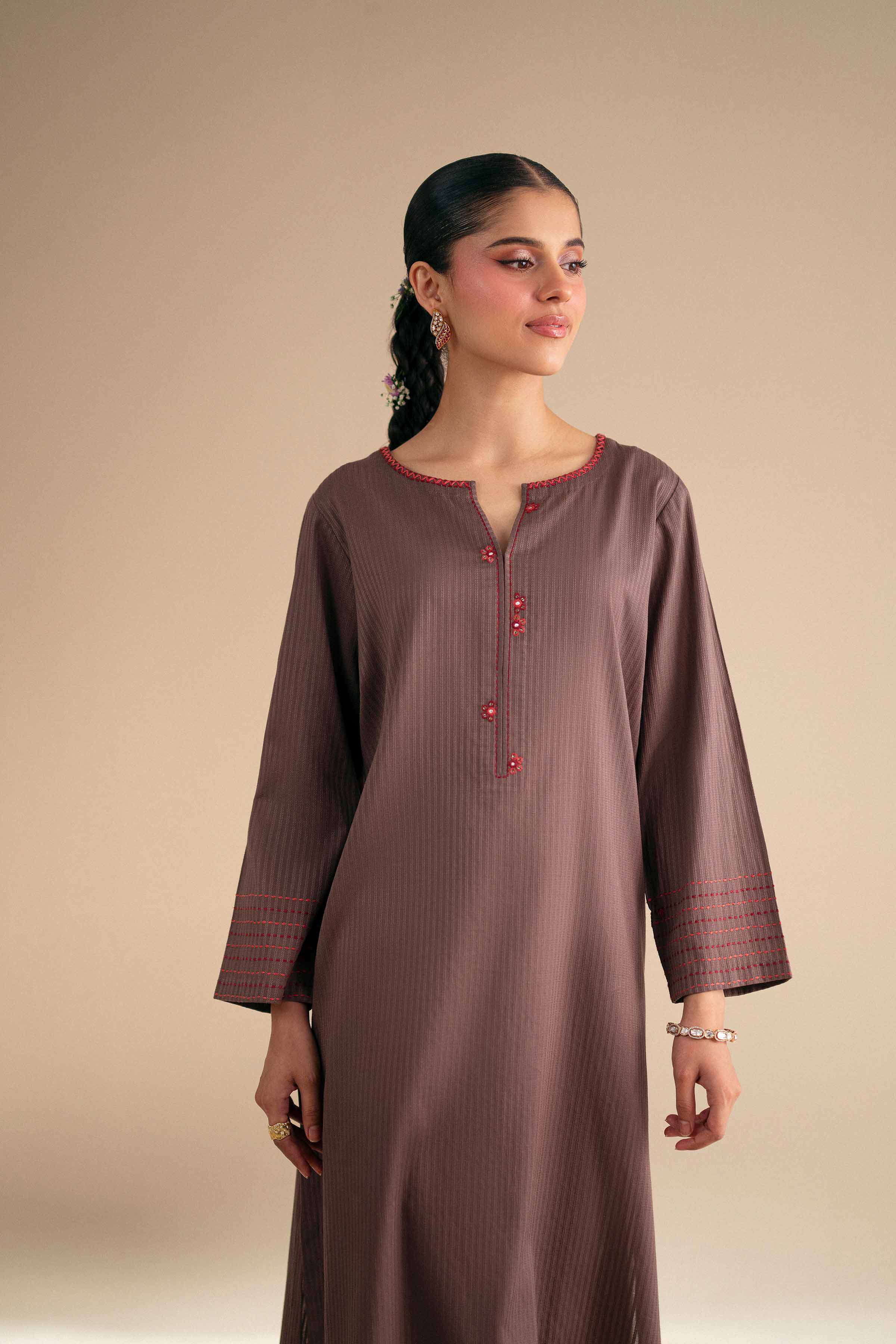 Embroidered Shirt - KFS25-89