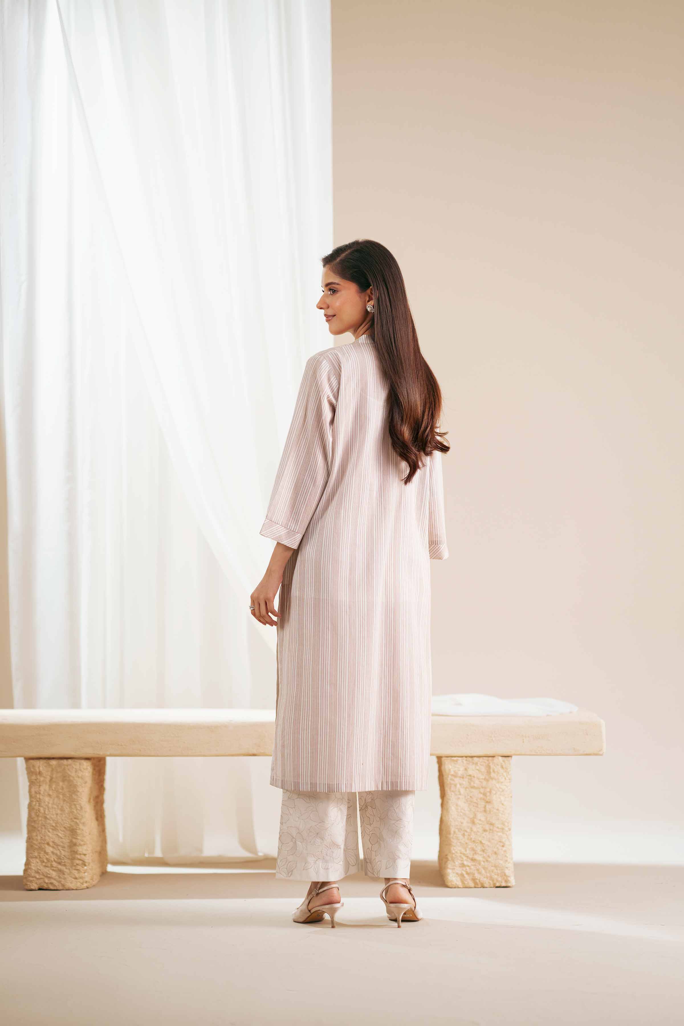 2 Piece - Embroidered Suit - KFS25-93