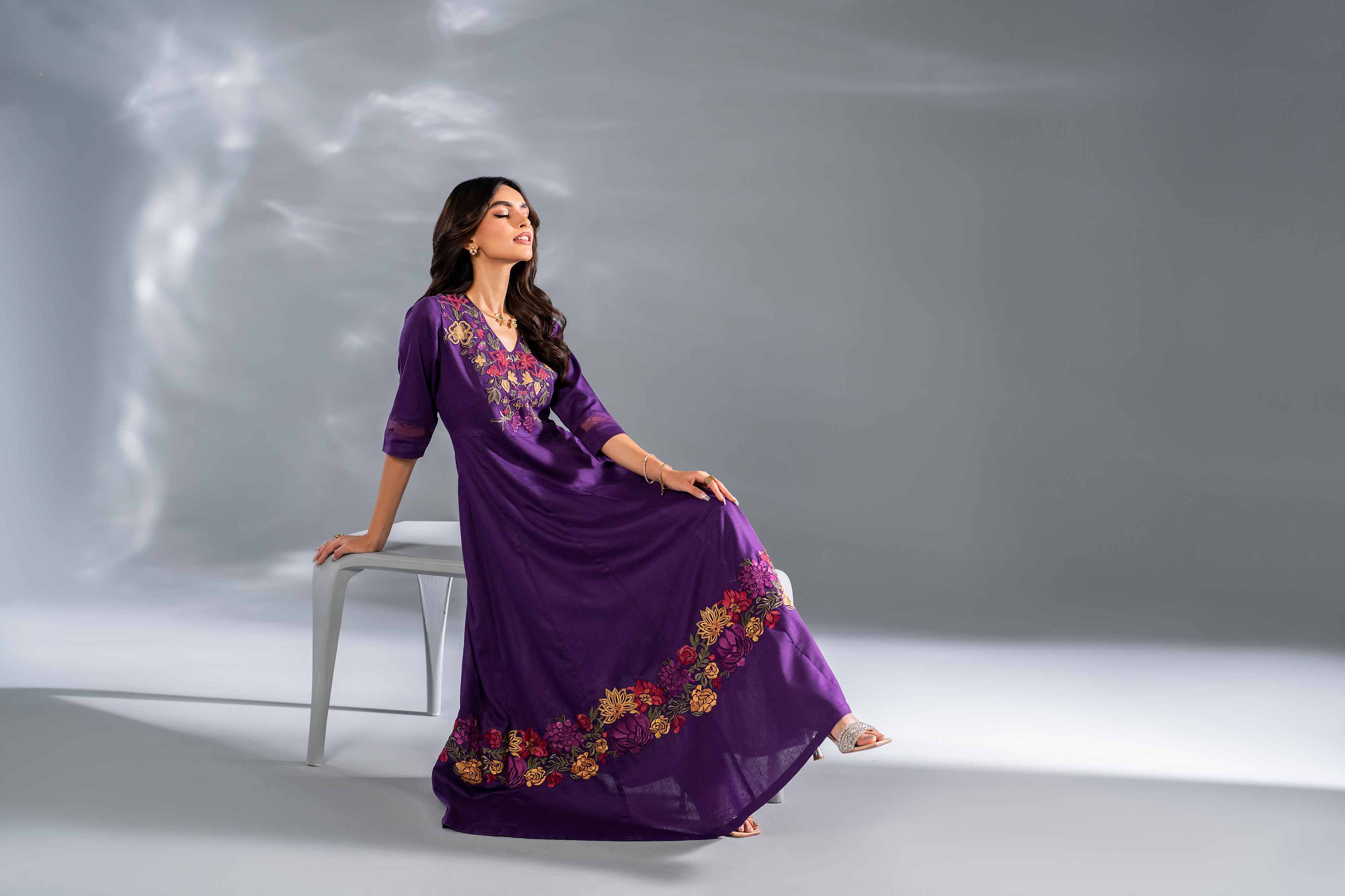 2 Piece - Embroidered Suit - KFW24-104