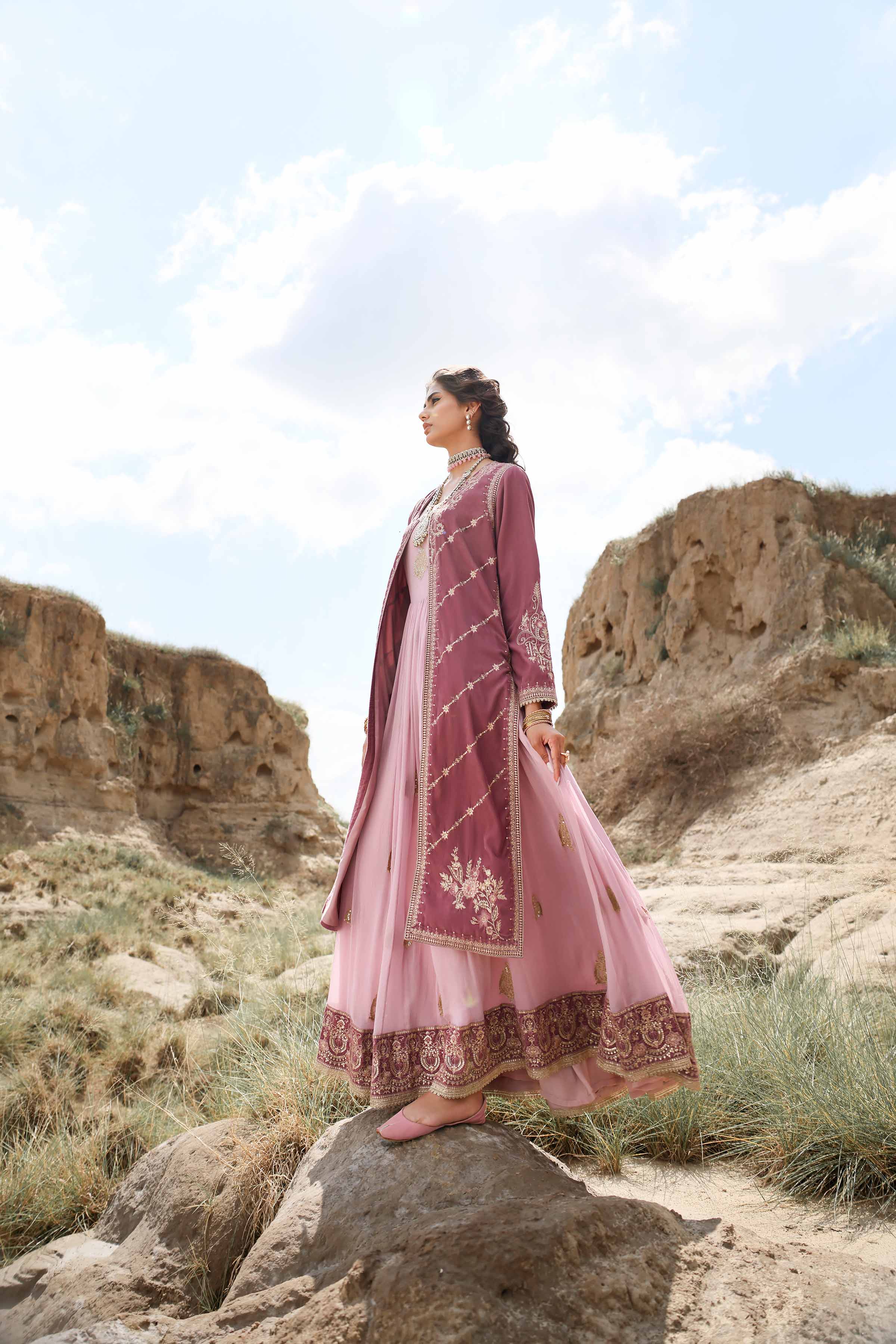 2 Piece - Embroidered Suit - KFW24-11