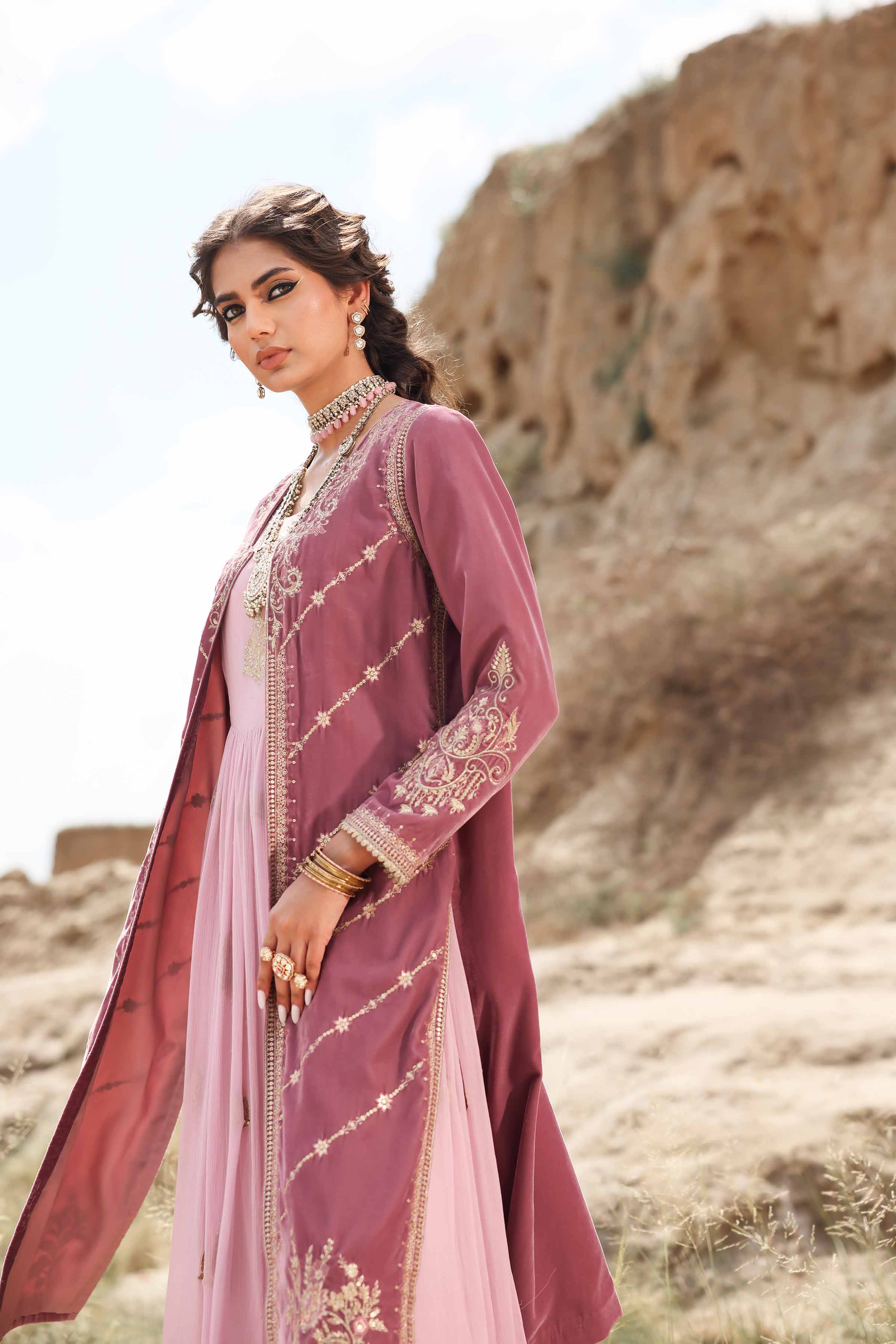 2 Piece - Embroidered Suit - KFW24-11