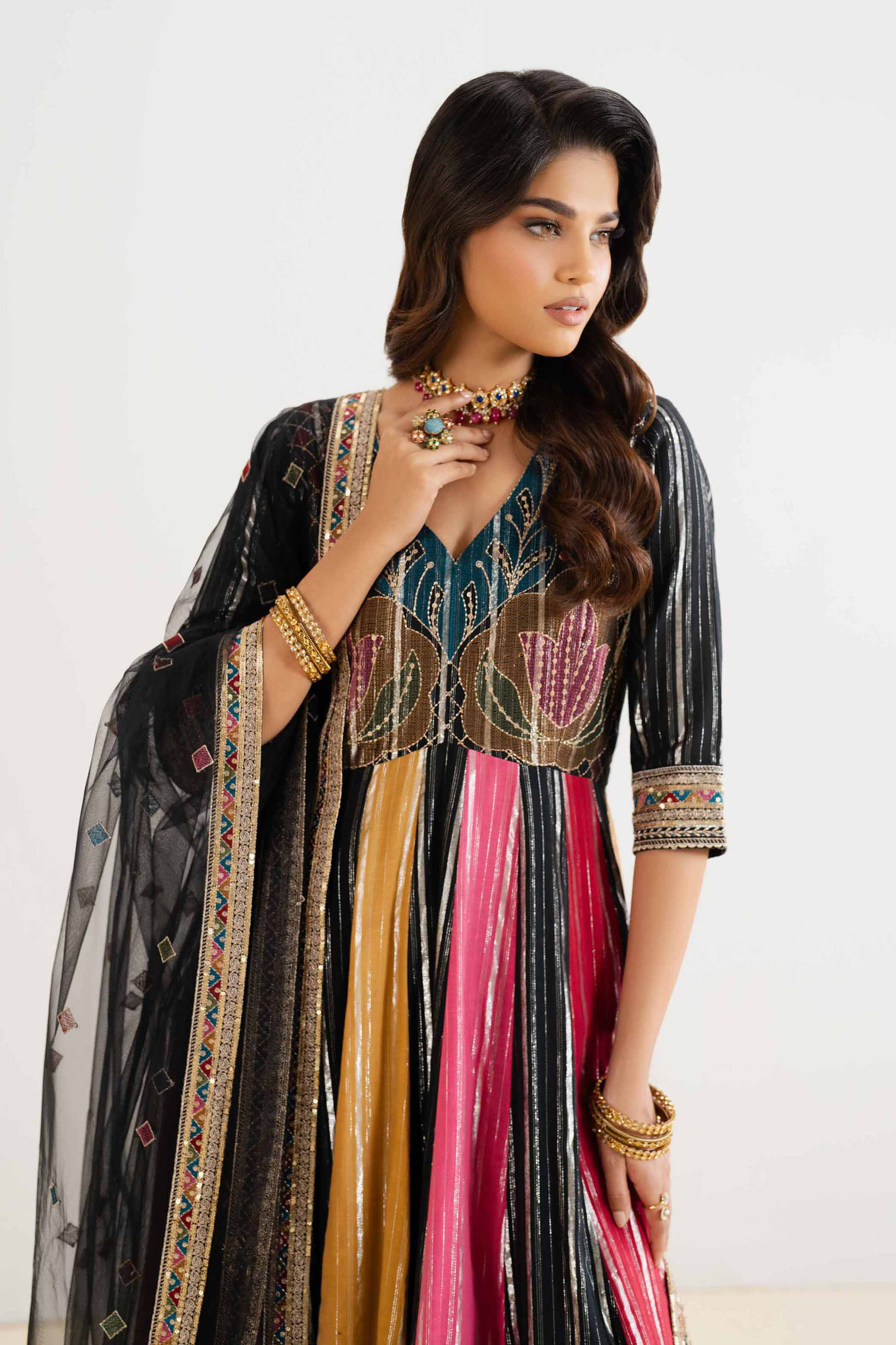 3 Piece - Embroidered Suit - KFW24-158