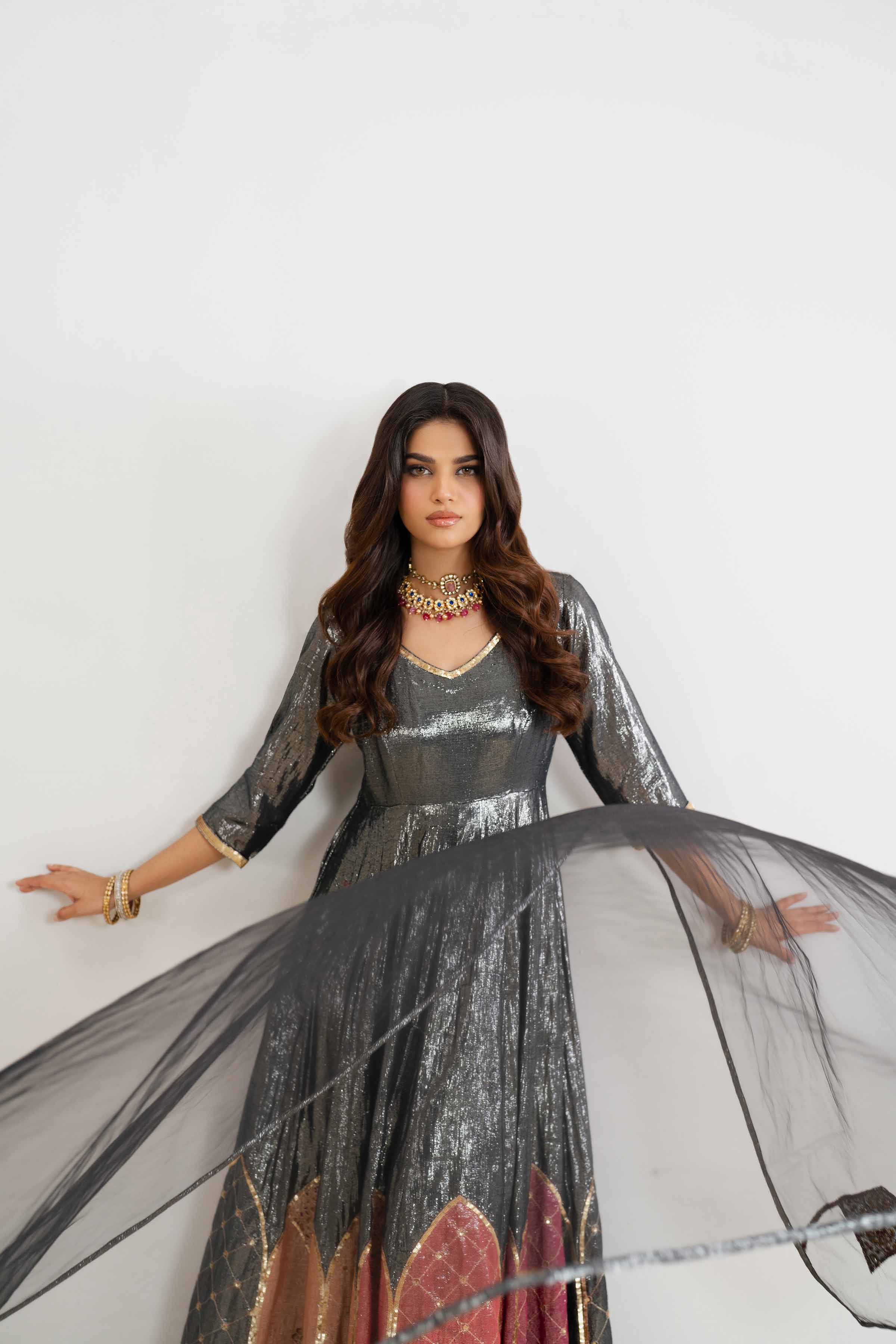 2 Piece - Embroidered Suit - KFW24-162