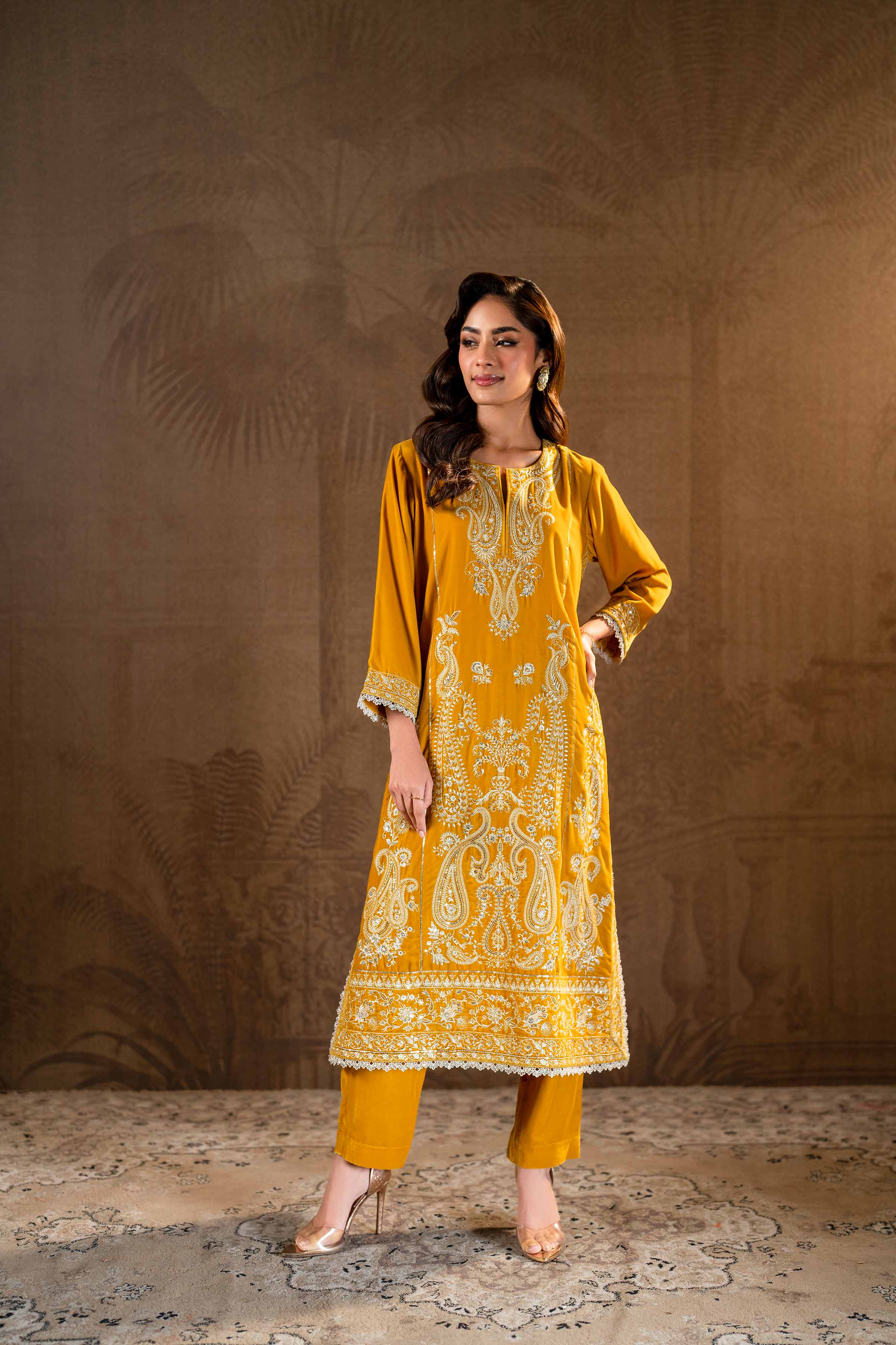 2 Piece - Embroidered Suit - KFW24-22