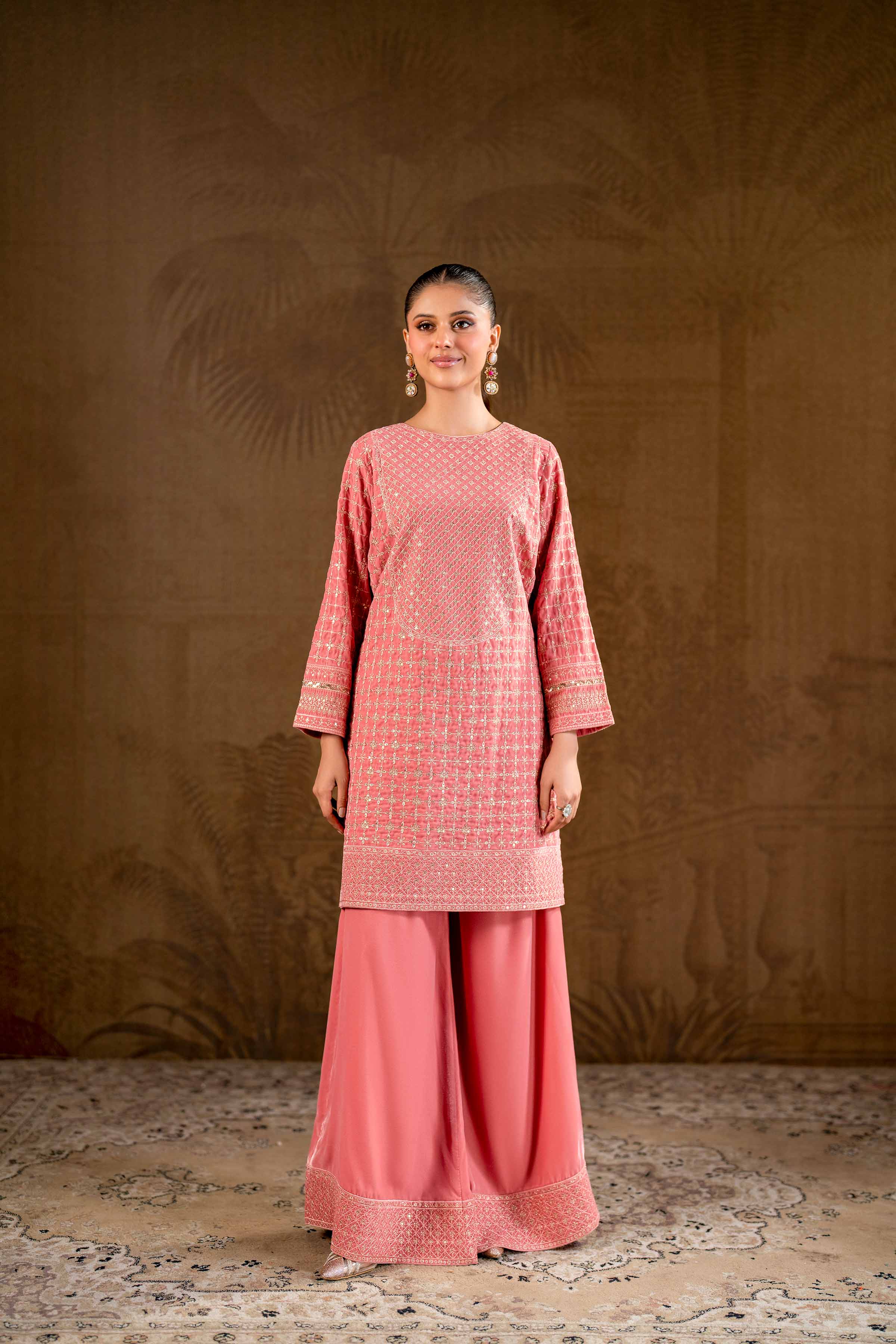 2 Piece - Embroidered Suit - KFW24-23