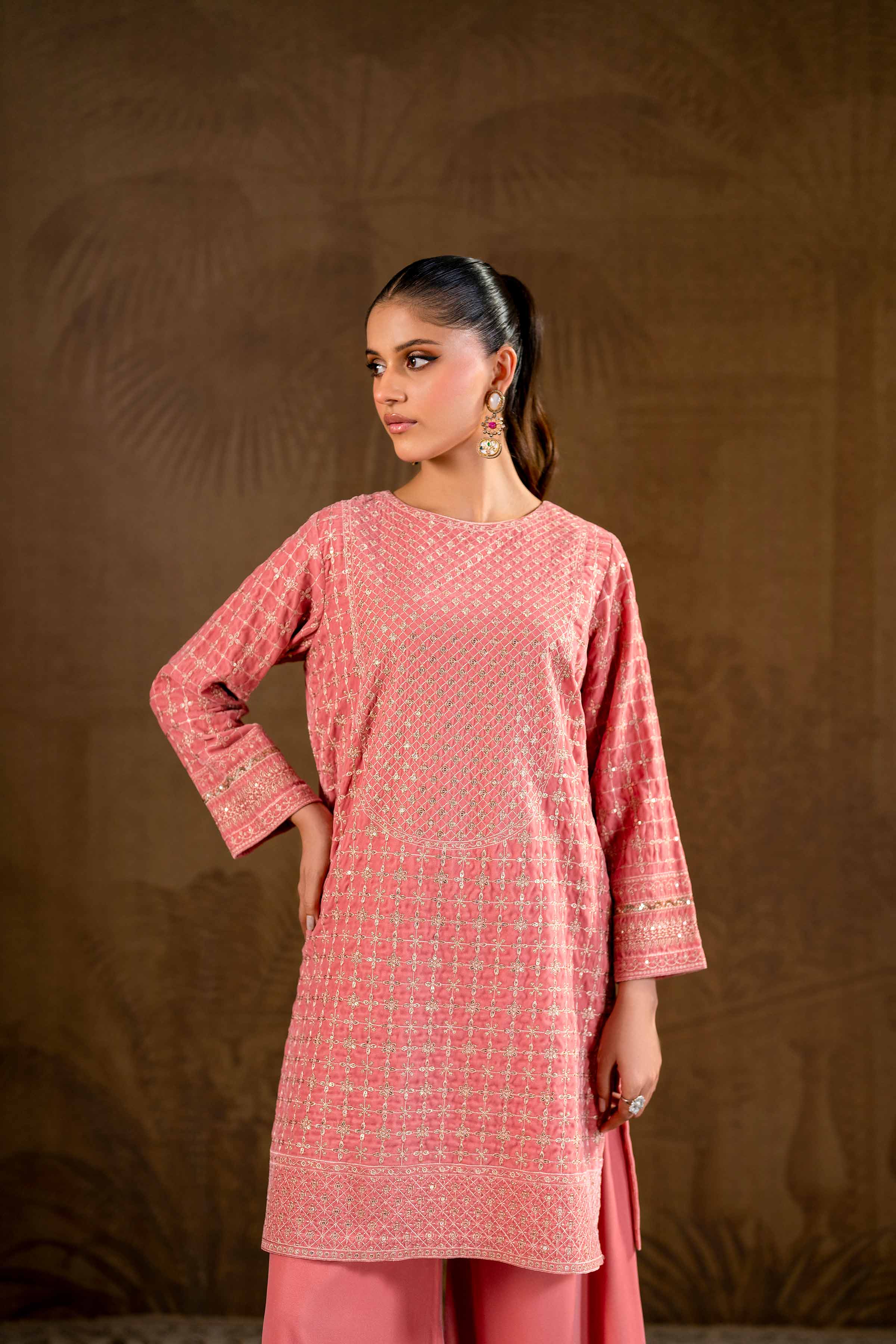 2 Piece - Embroidered Suit - KFW24-23