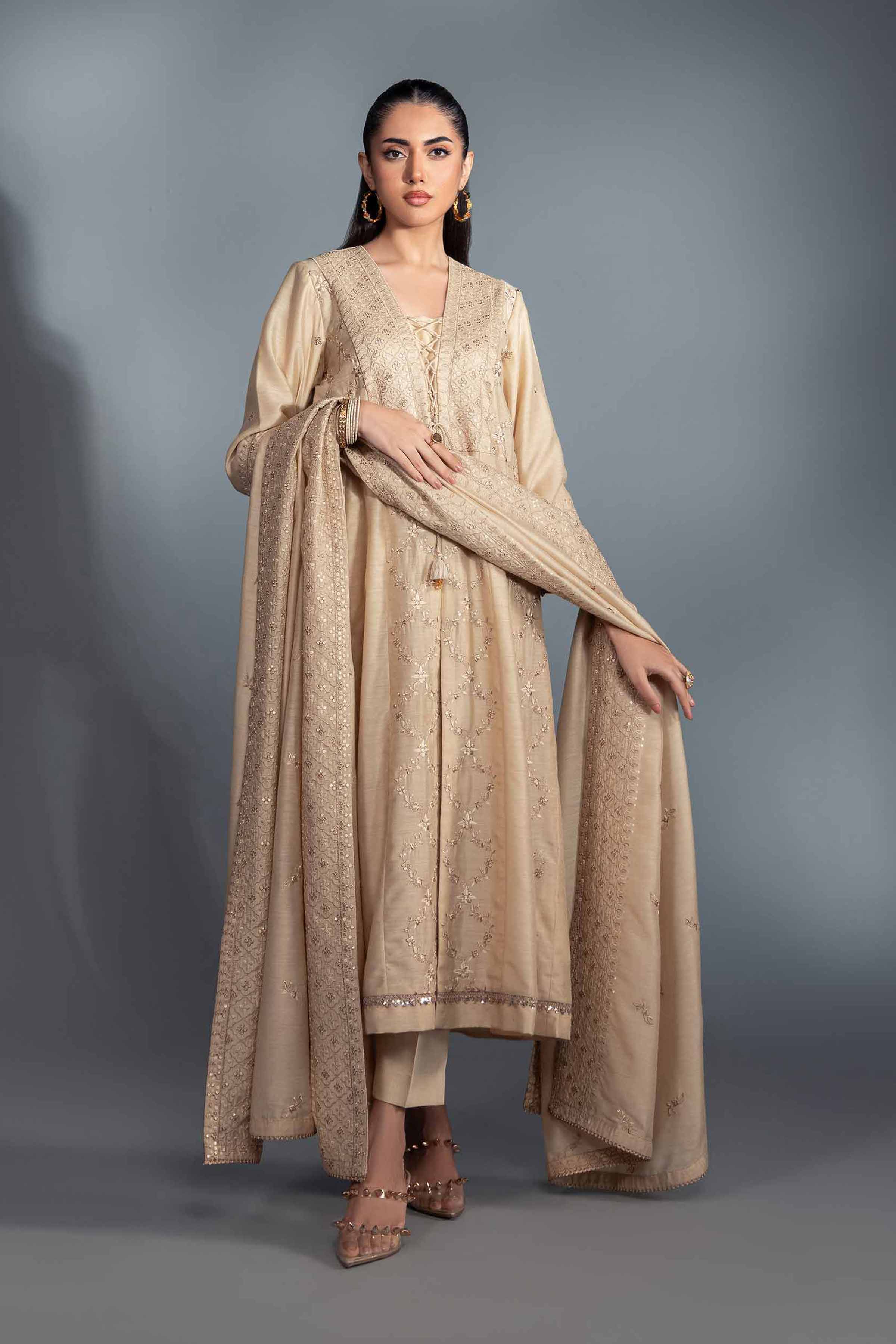 3 Piece - Embroidered Suit - KFW24-29