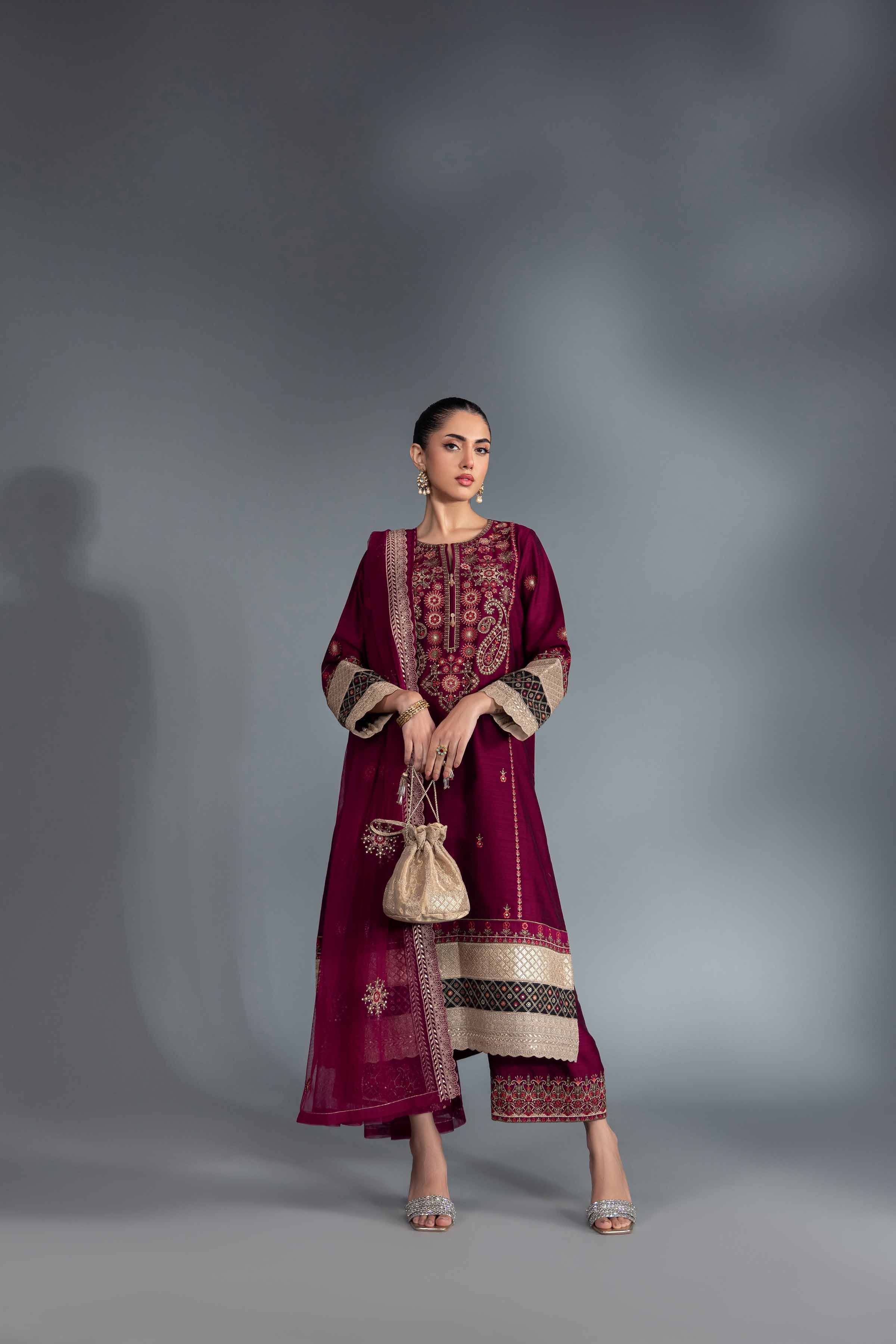 3 Piece - Embroidered Suit - KFW24-41