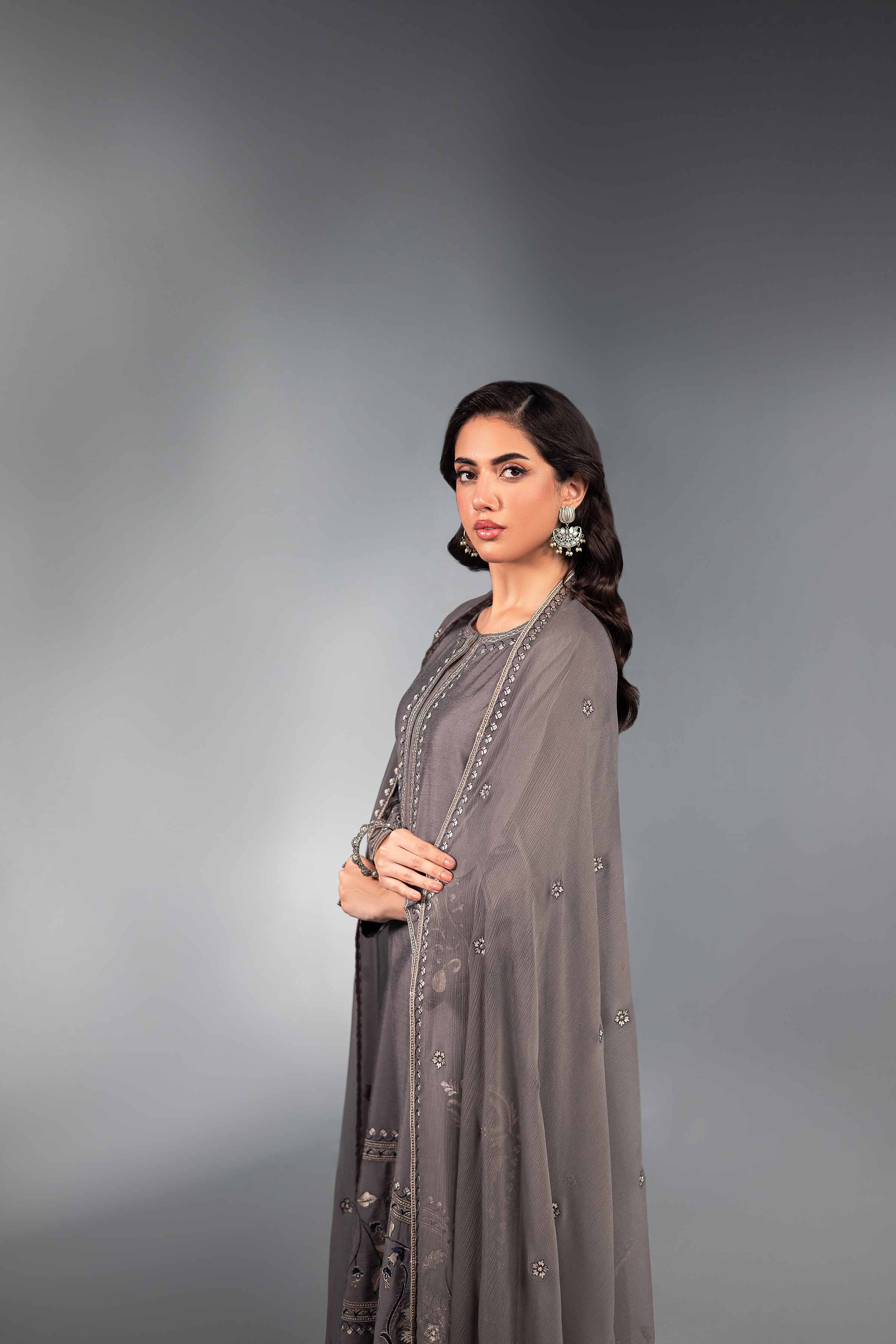 3 Piece - Embroidered Suit - KFW24-60