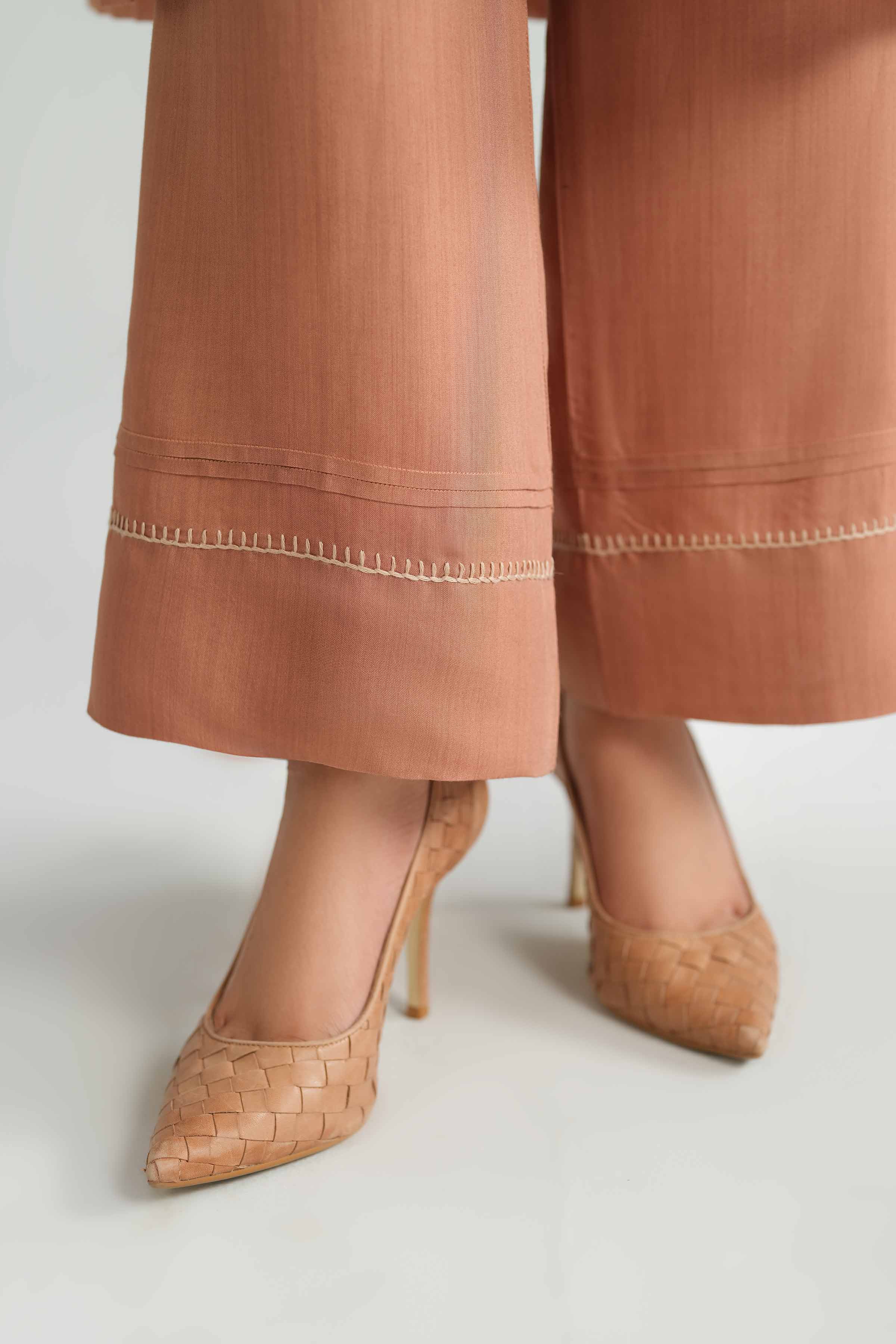 NISHATUAE - Pink Solids Jacquard 2-piece Ready to wear Dress