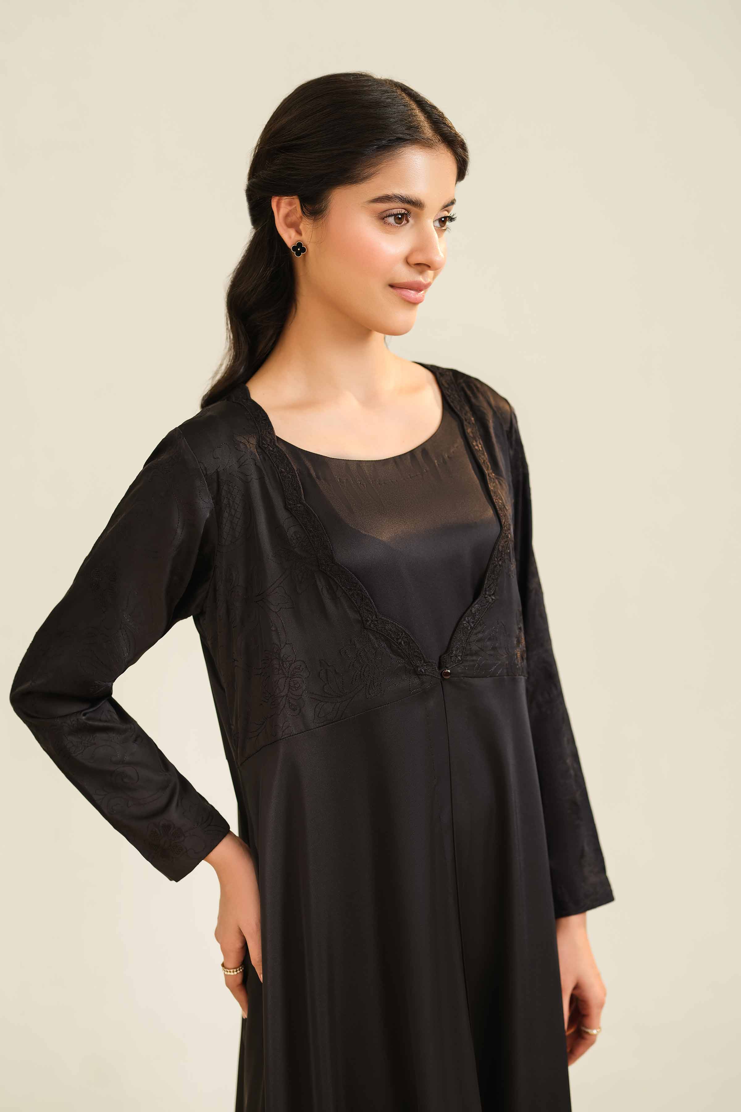 2 Piece - Embroidered Loungewear - KLS25-03