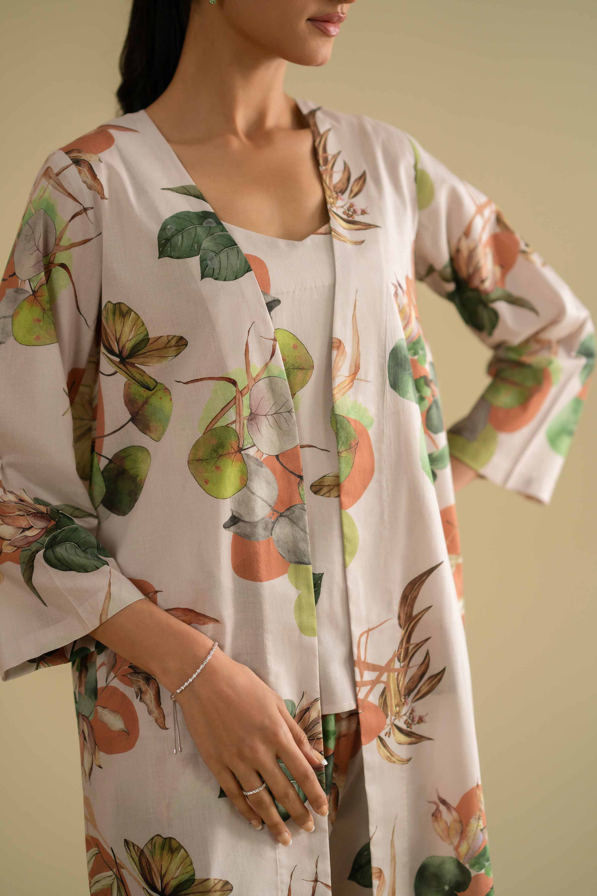 3 Piece - Printed Loungewear - KLS26-03