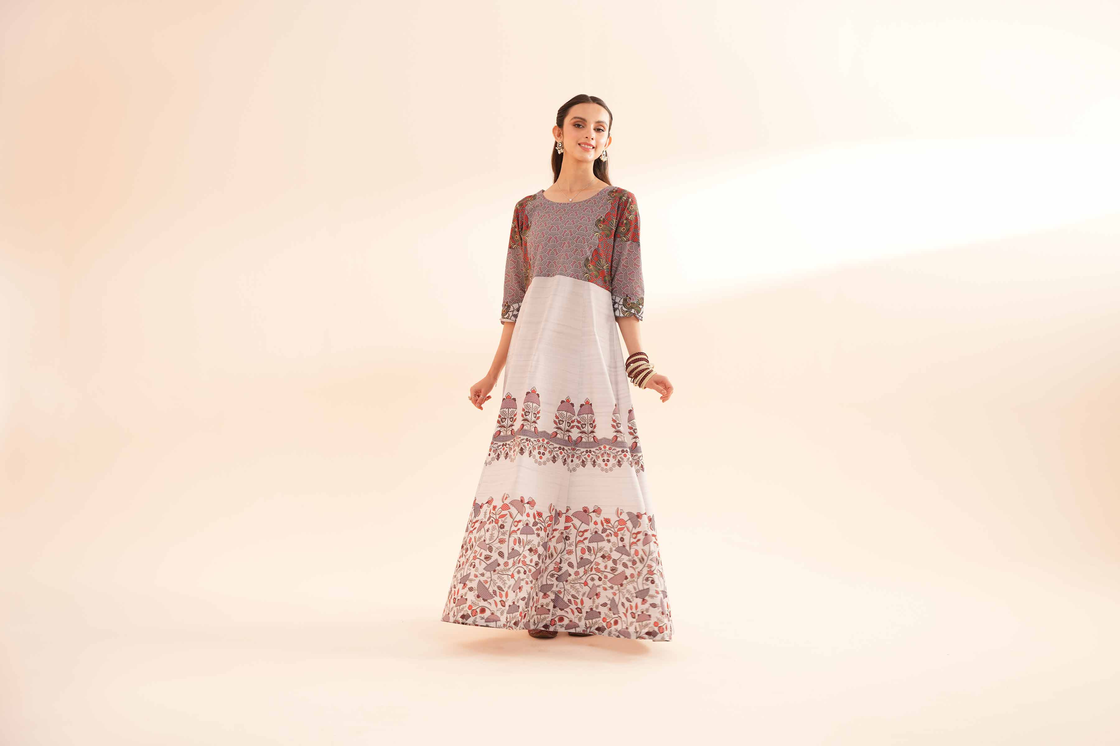 Printed Dress - KPE24-01