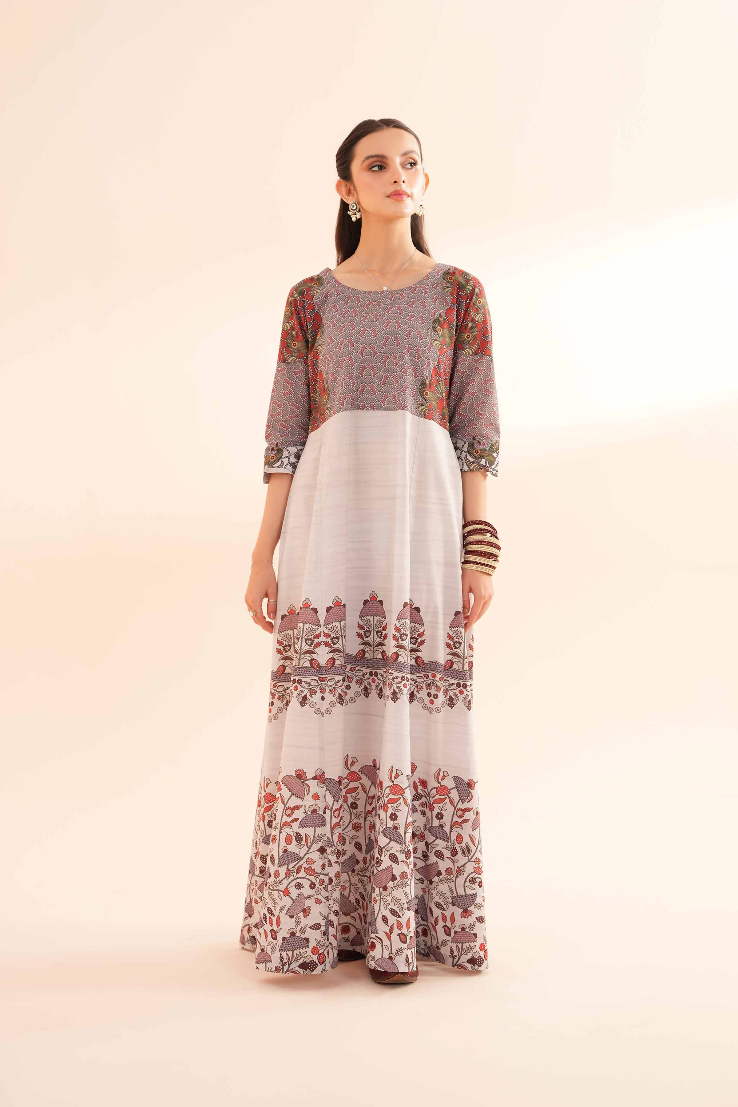 Printed Dress - KPE24-01