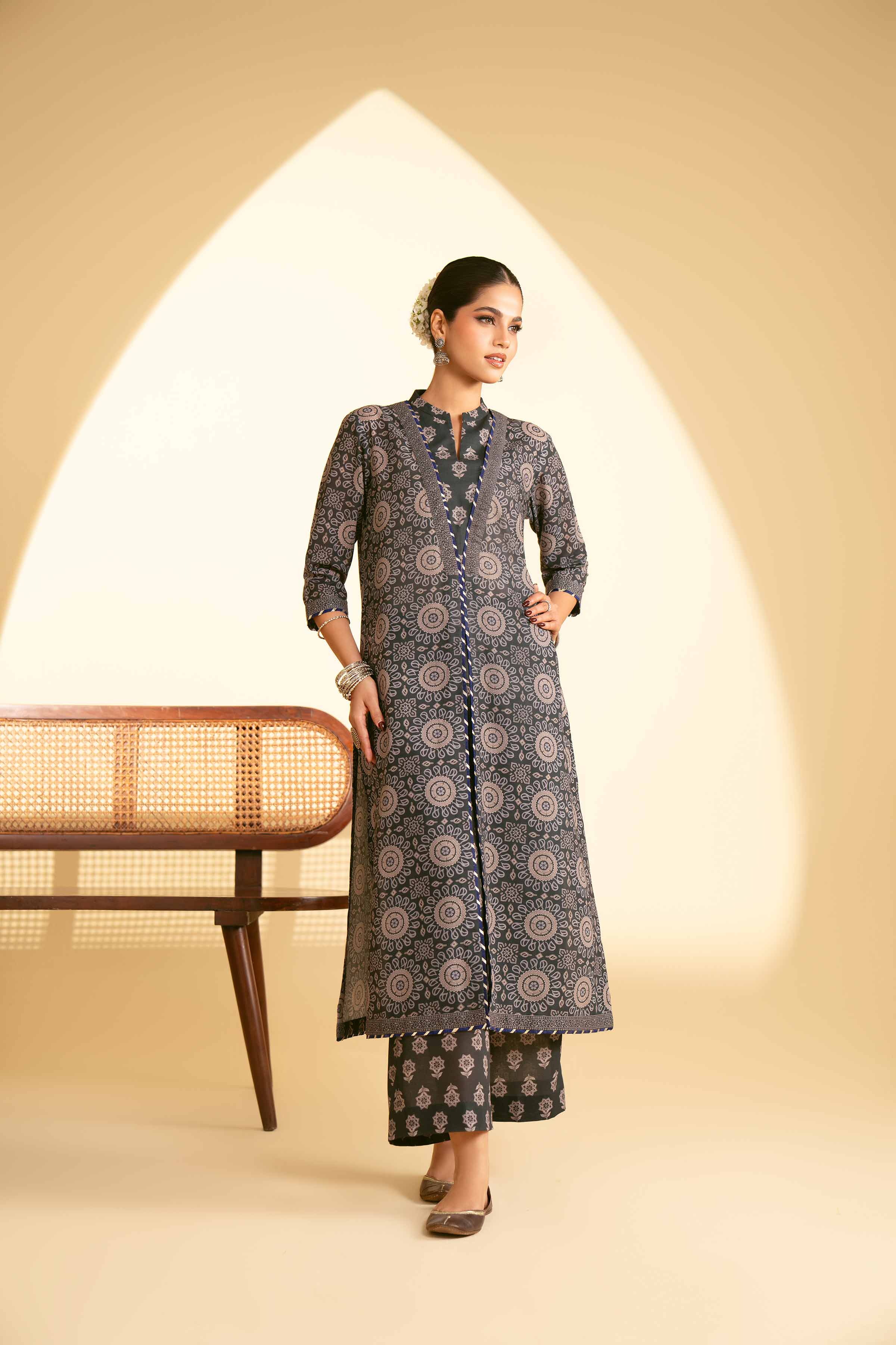 2 Piece - Printed Suit - KPE25-02