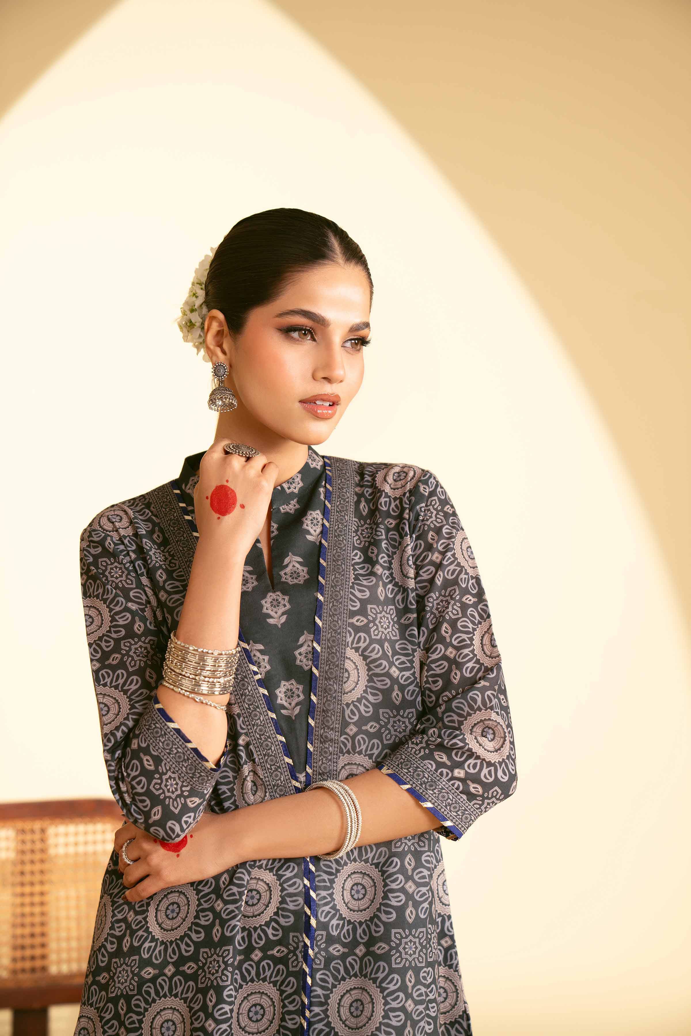 2 Piece - Printed Suit - KPE25-02